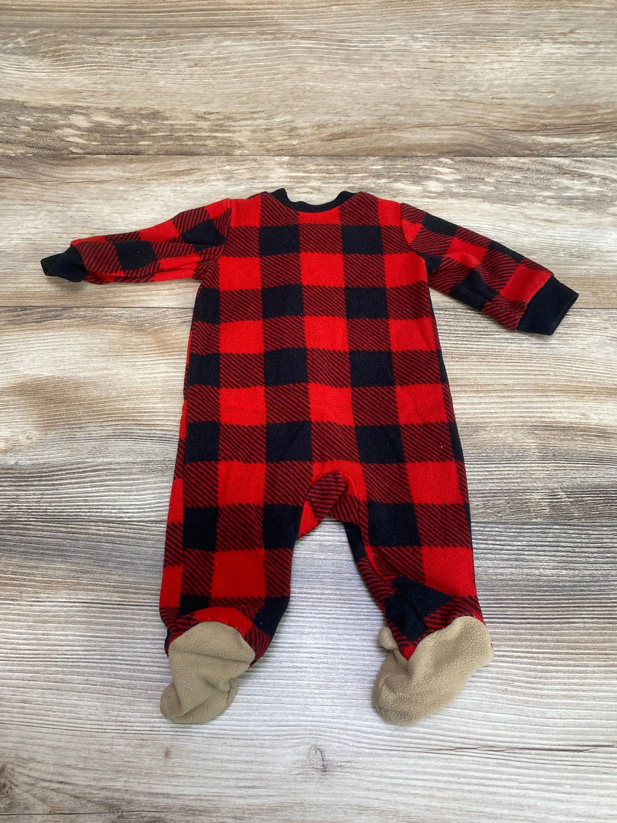 Carter's Buffalo Check Blanket Sleeper Red sz Newborn - Me n Mommy To Be