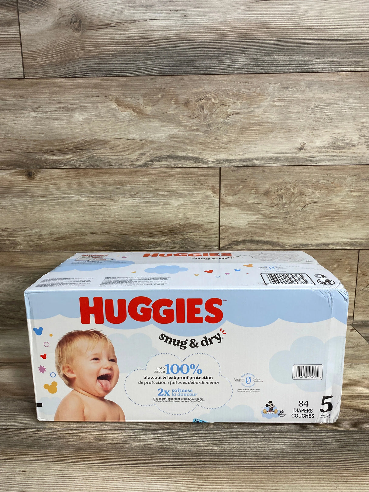 NEW Huggies Snug & Dry Diapers Size 5 84ct.