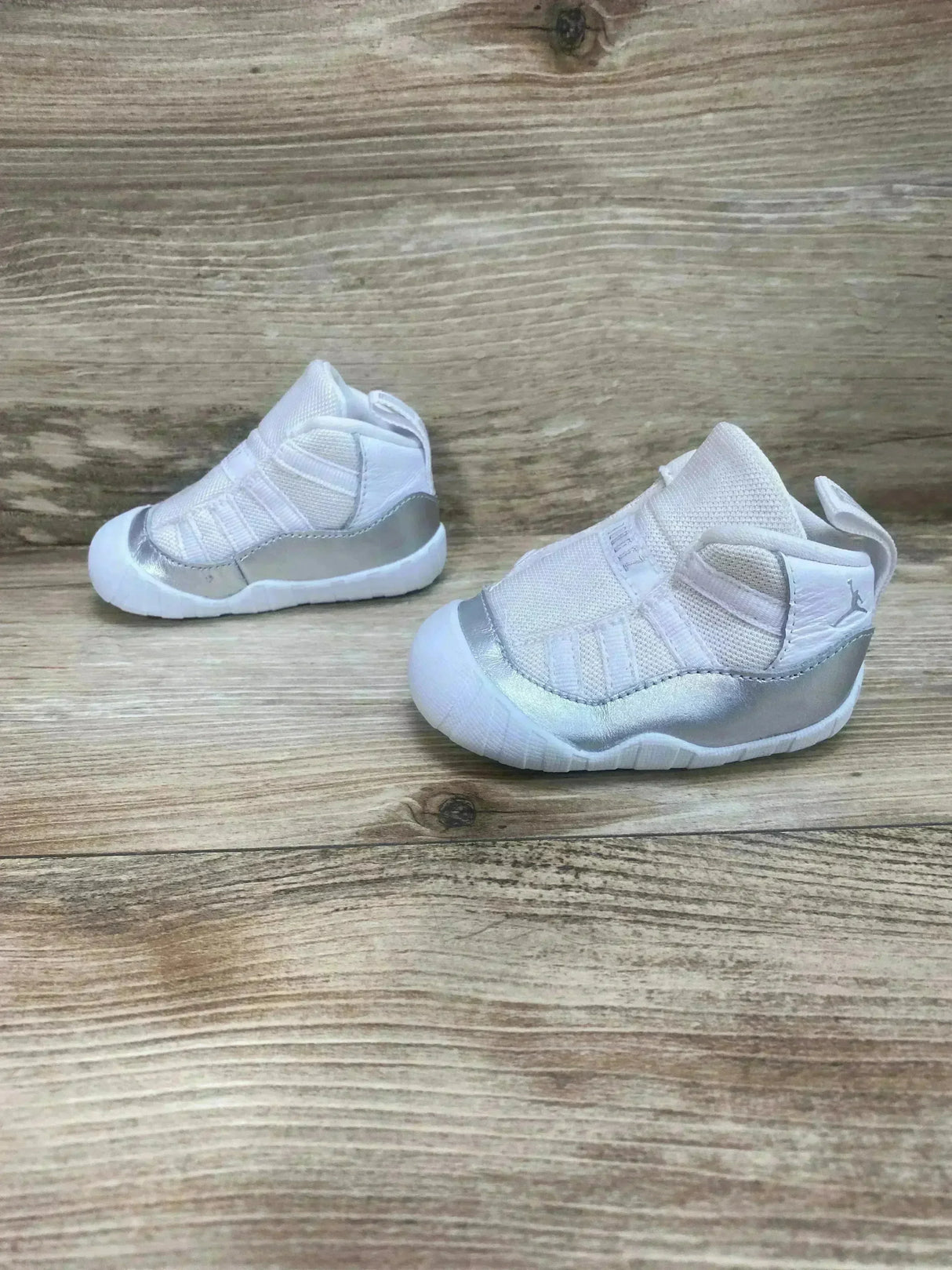 Air Jordan 11 Retro TD 'Metallic Silver' Sneakers sz 3c - Me n Mommy To Be