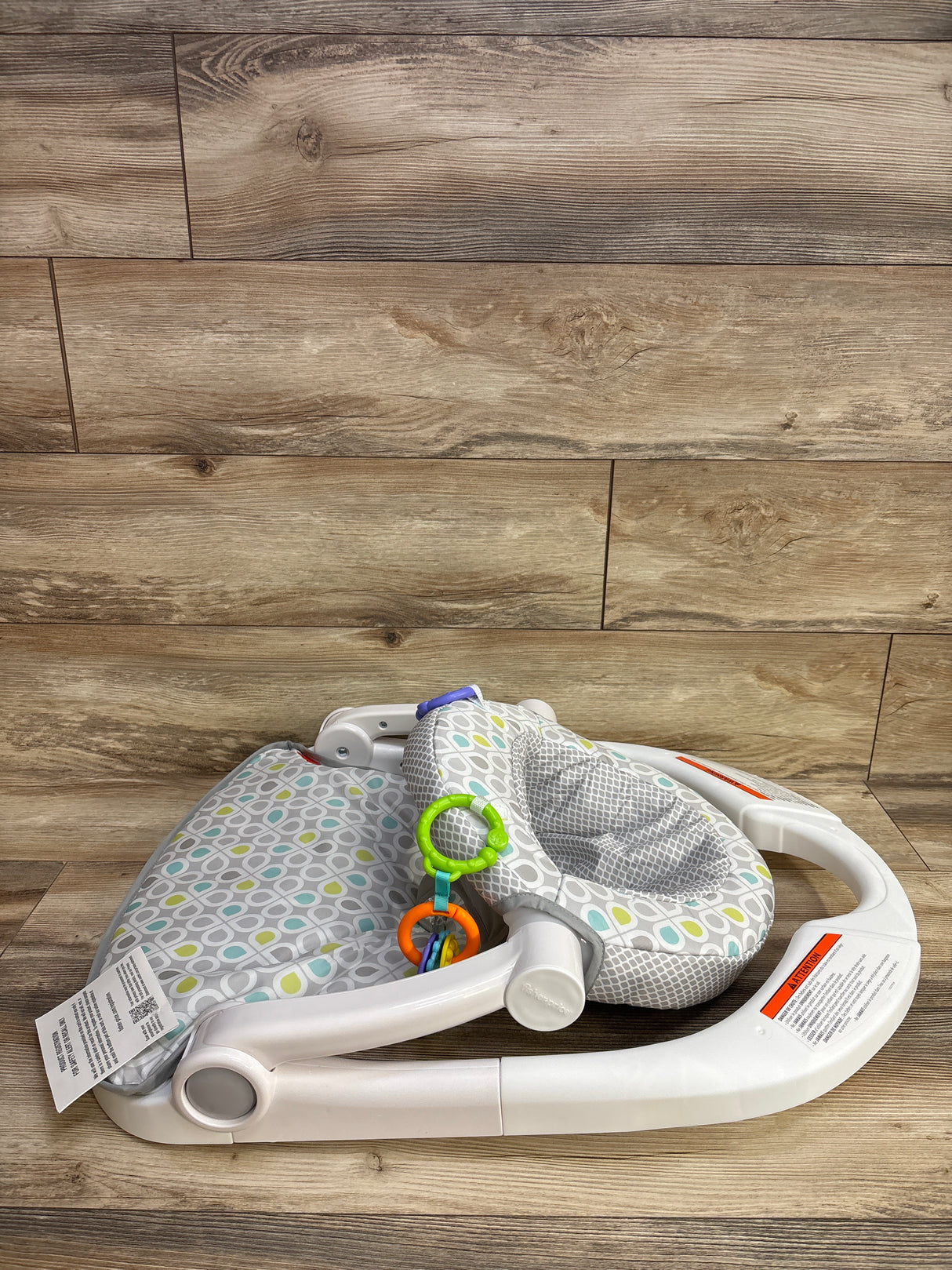 NEW Fisher Price Sit-Me-Up Floor Seat in Grey