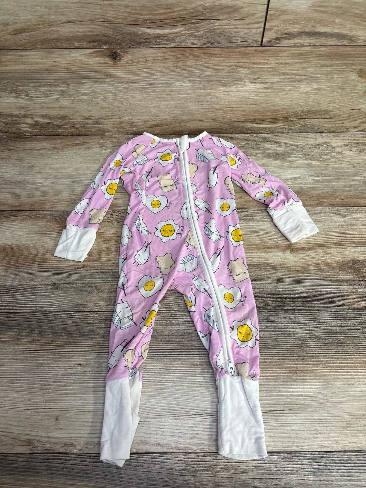 Little Sleepies Breakfast Buddies Zippy Pink sz 3-6m