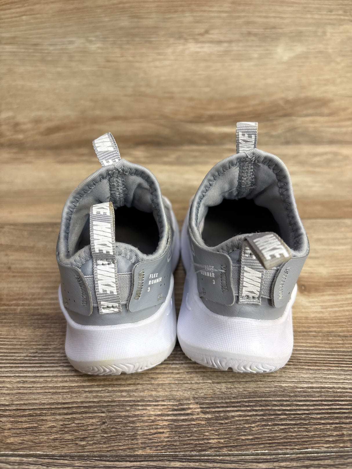 Nike Flex Runner 3 TD 'Wolf Grey' Sneakers sz 7c