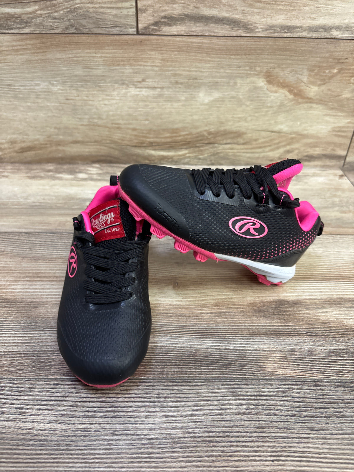 Rawlings Girls Softball Cleats Black sz 11c