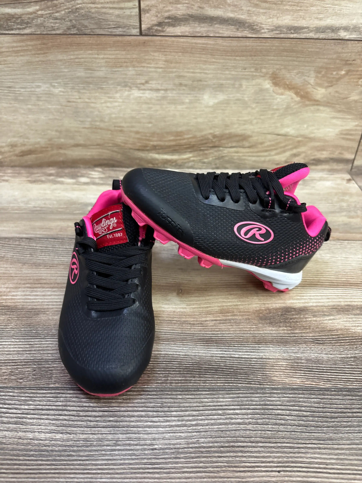 Rawlings Girls Softball Cleats Black sz 11c