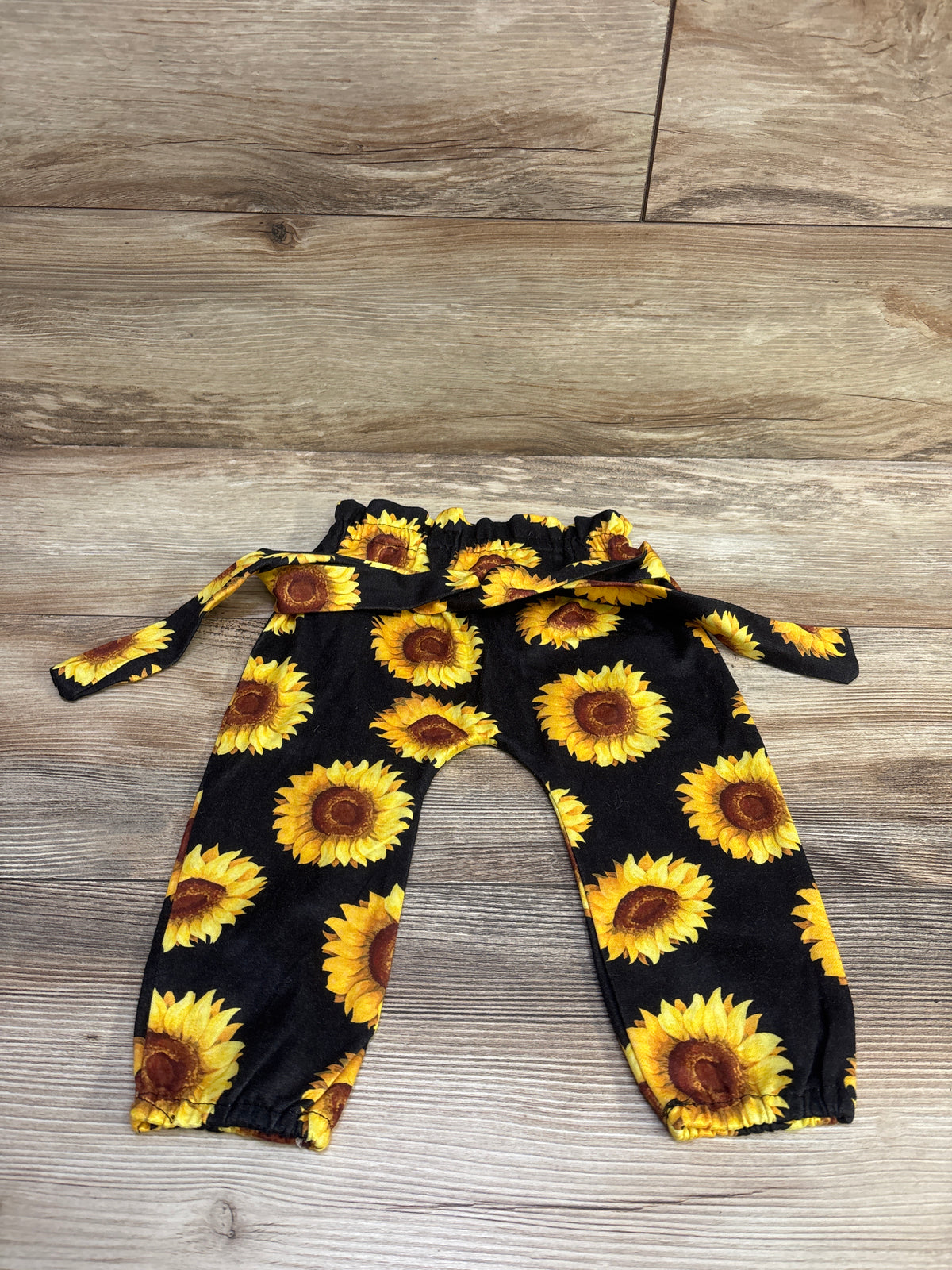 Belted Sunflower Pants Black sz 18-24m