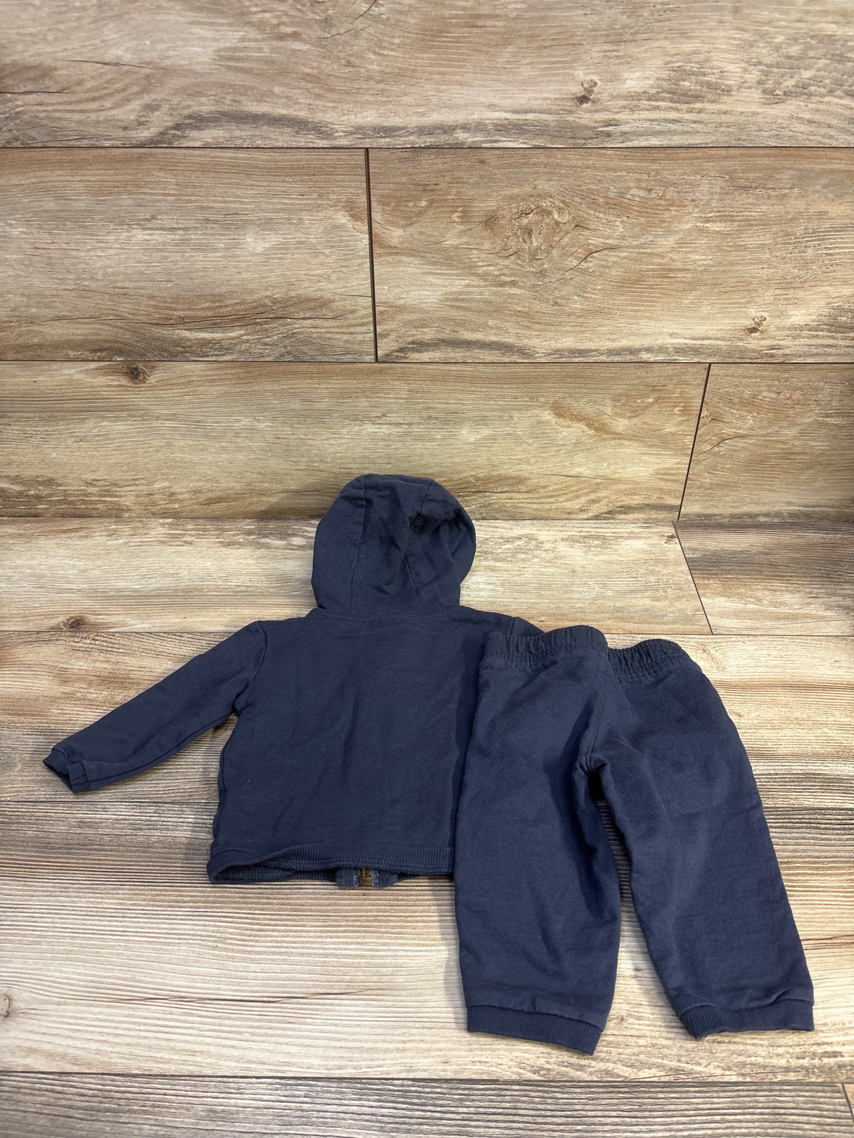 Carter's 2pc Zip-Up Jacket & Pants Set Blue sz 6m