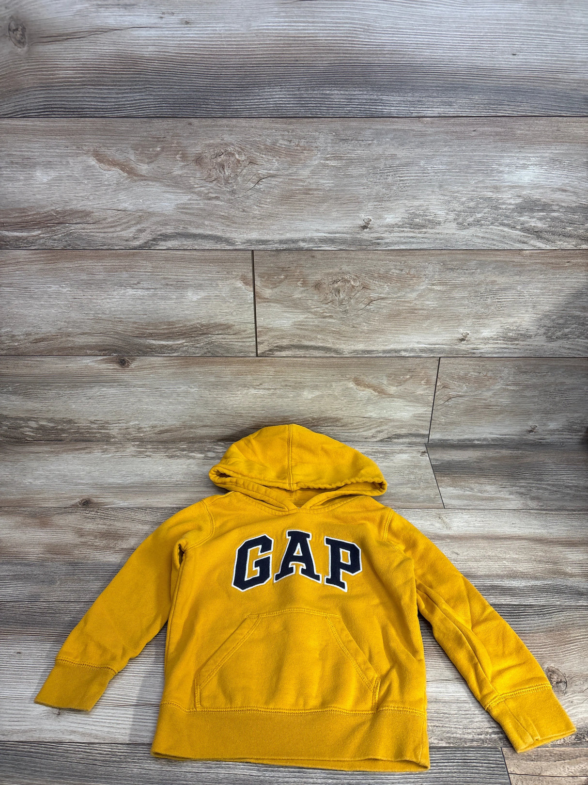 Baby Gap Pull Over Hoodie Yellow sz 5T