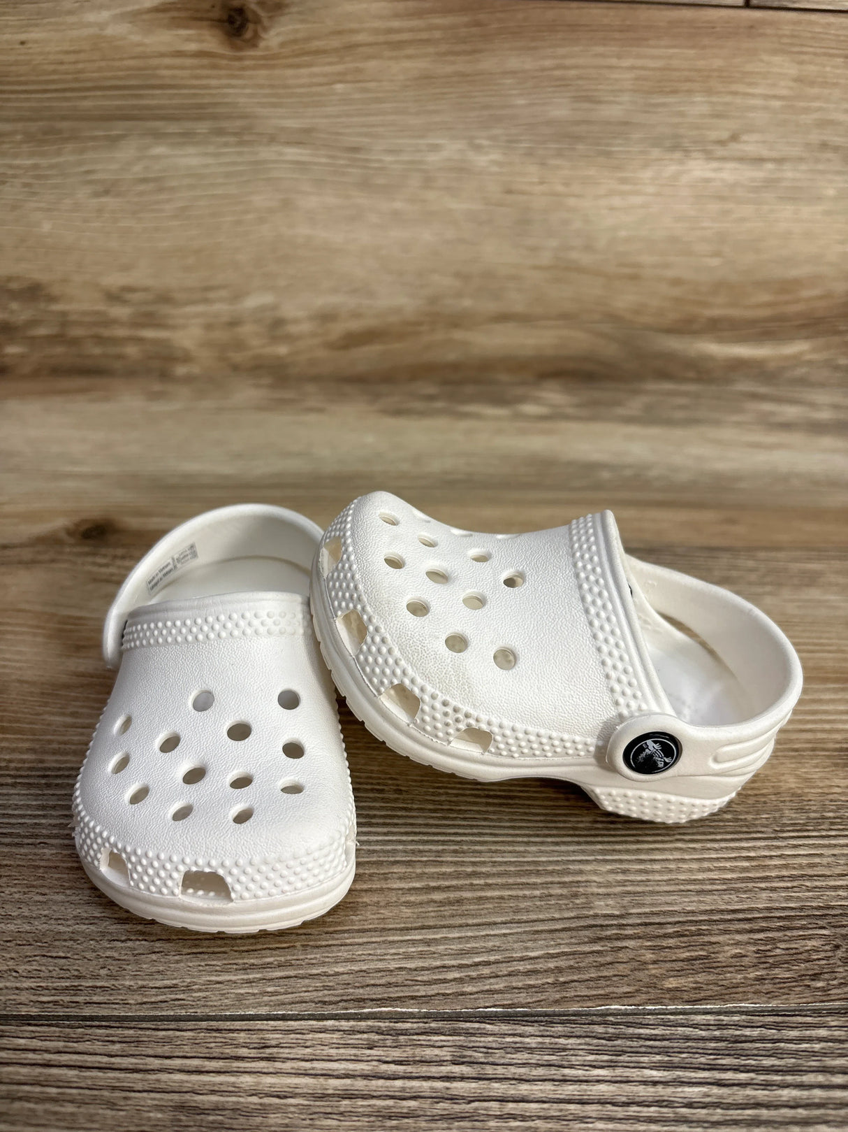 Crocs Classic Clogs White sz 2/3c