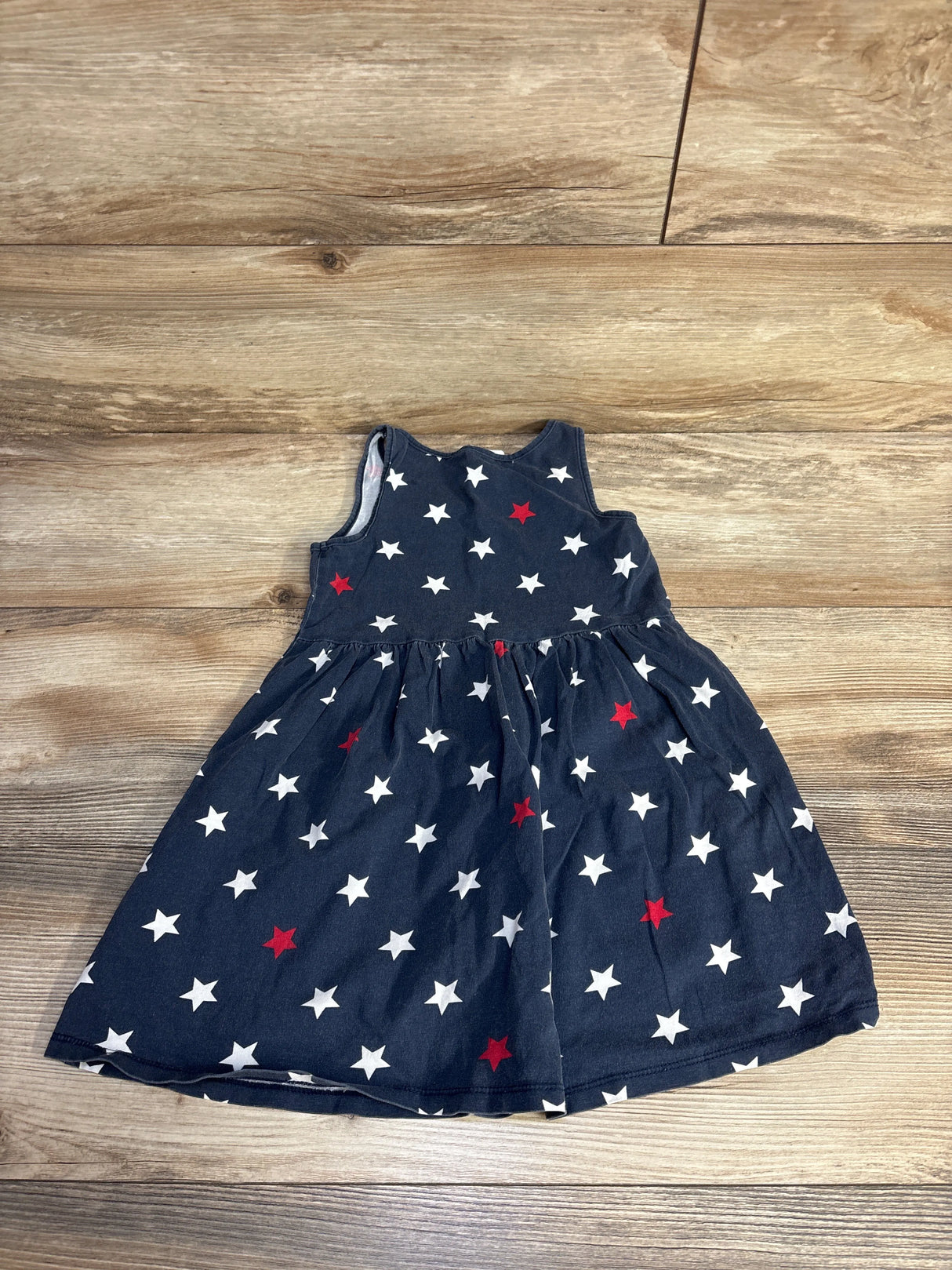 H&M Star Print Tank Dress Navy sz 4-6 - Me n Mommy To Be