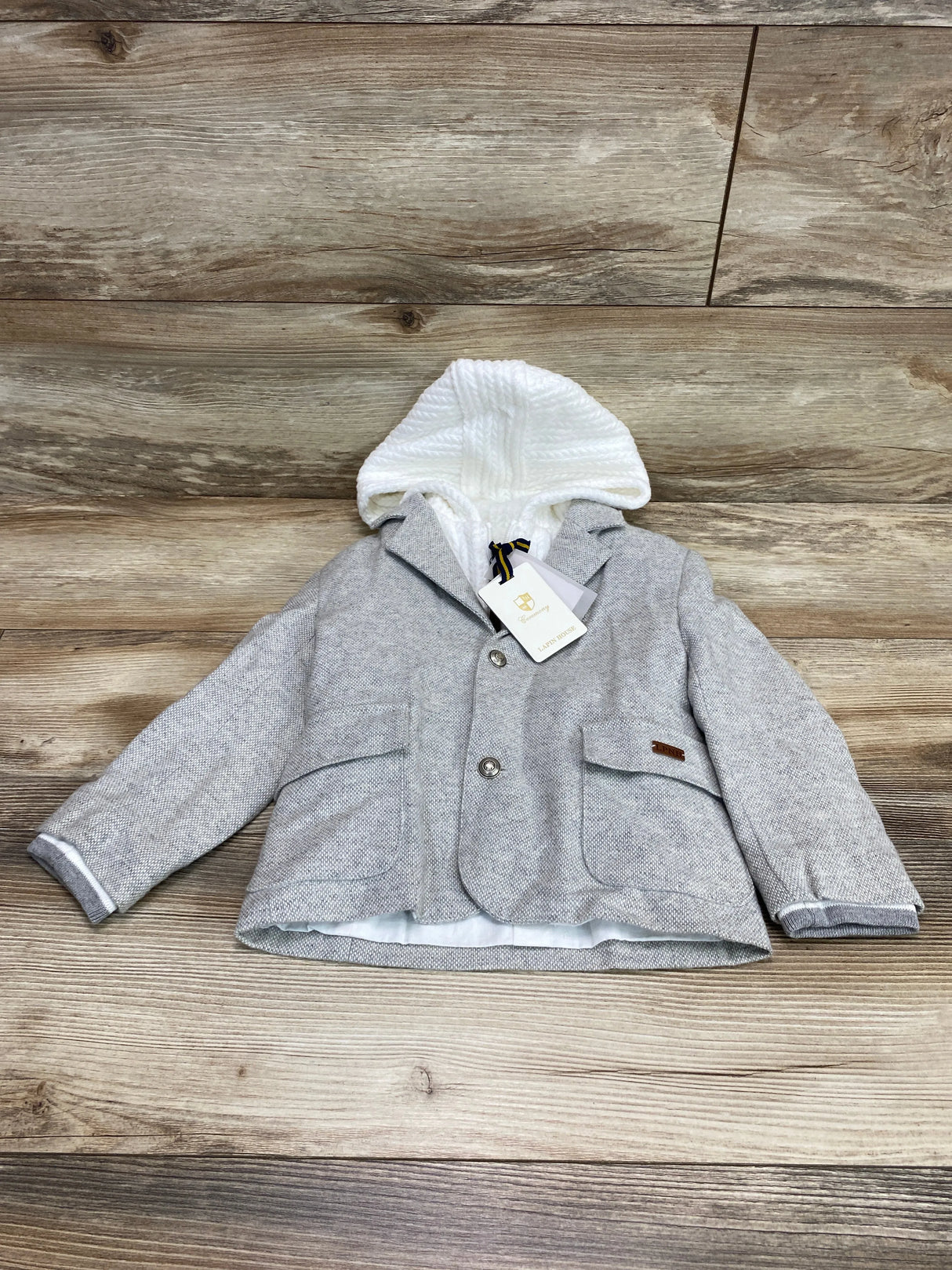 NEW Lapin House Ozzy Blazer Grey sz 2T - Me n Mommy To Be
