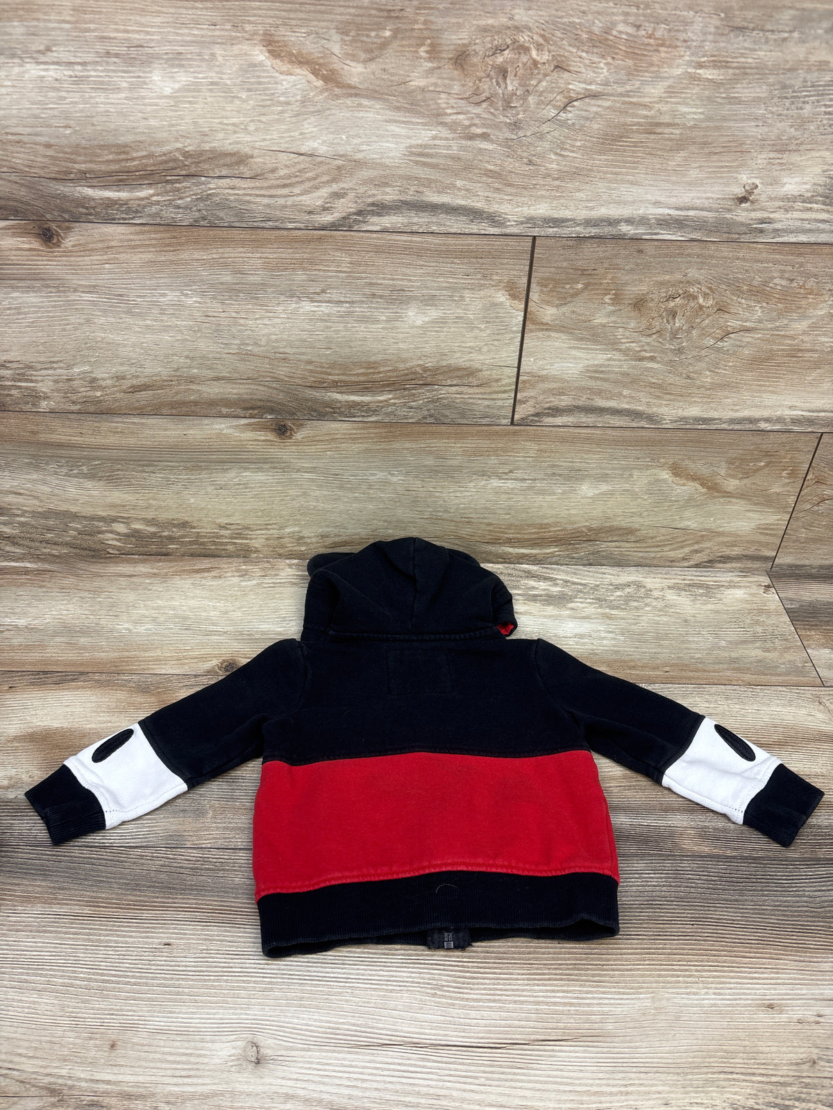Disney Store Mickey Mouse Zip-Up Hoodie Black sz 2T