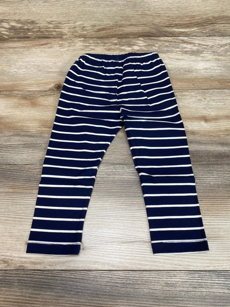NEW Baby Gap Striped Navy Leggings sz 18-24m - Me n Mommy To Be
