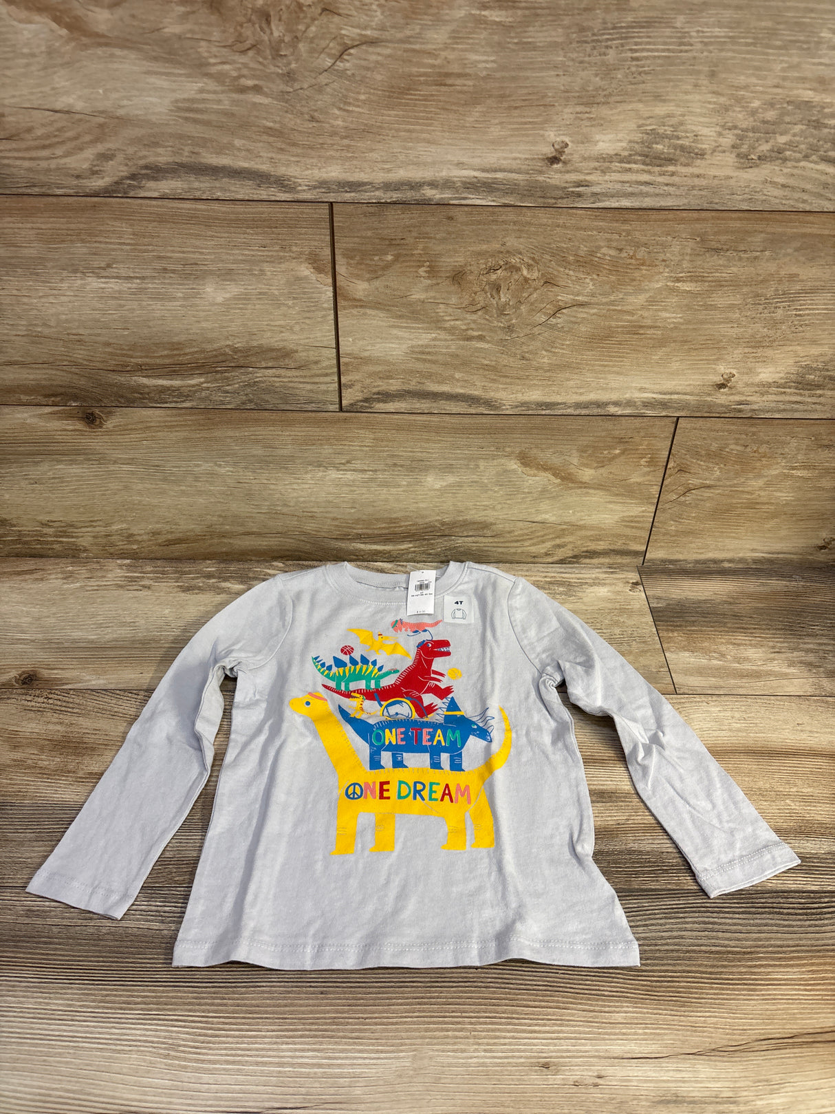 NEW Old Navy Dinosaur Shirt Grey sz 4T