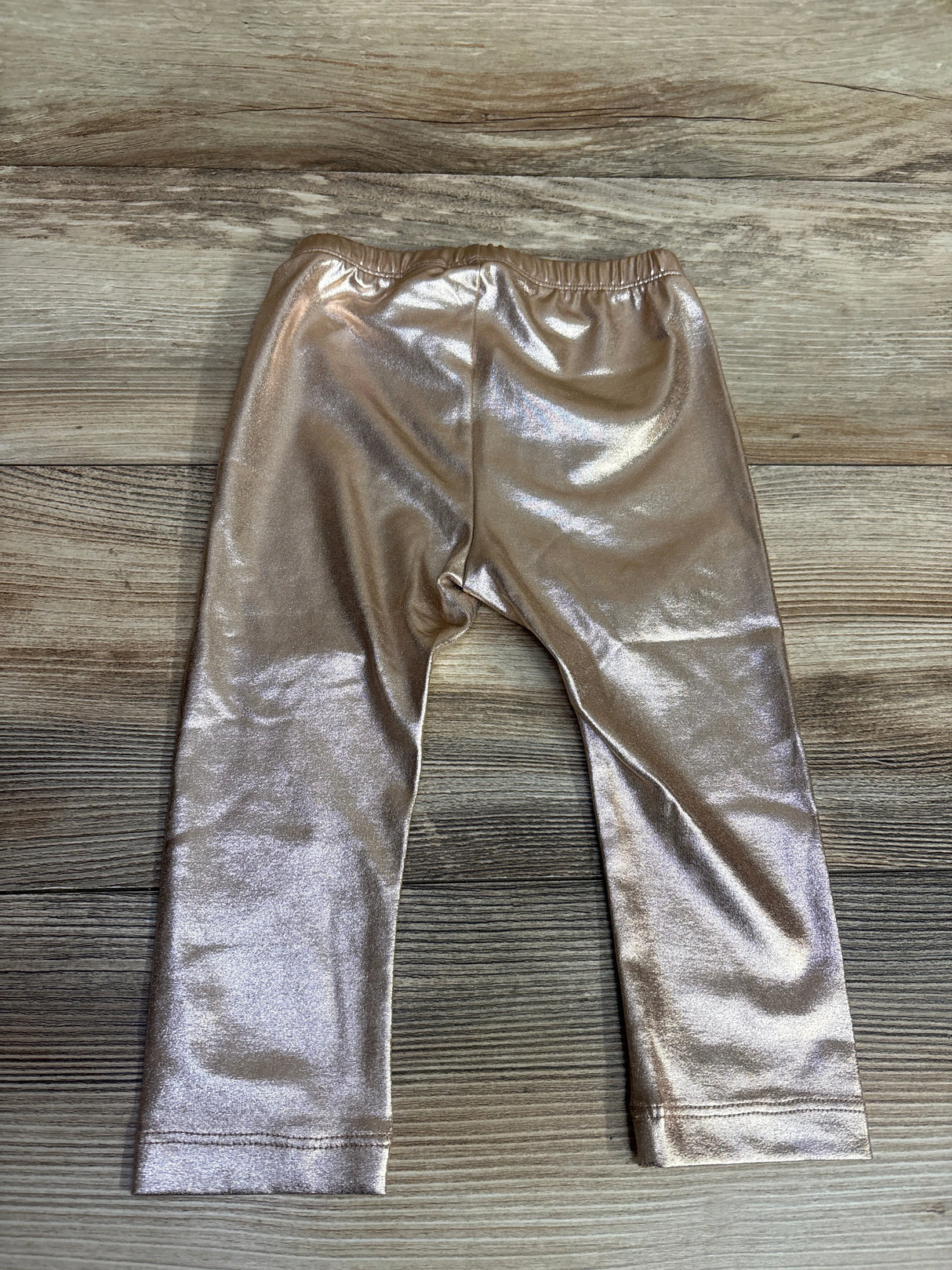 Baby Gap Metallic Pull On Pants Rose Gold sz 12-18m