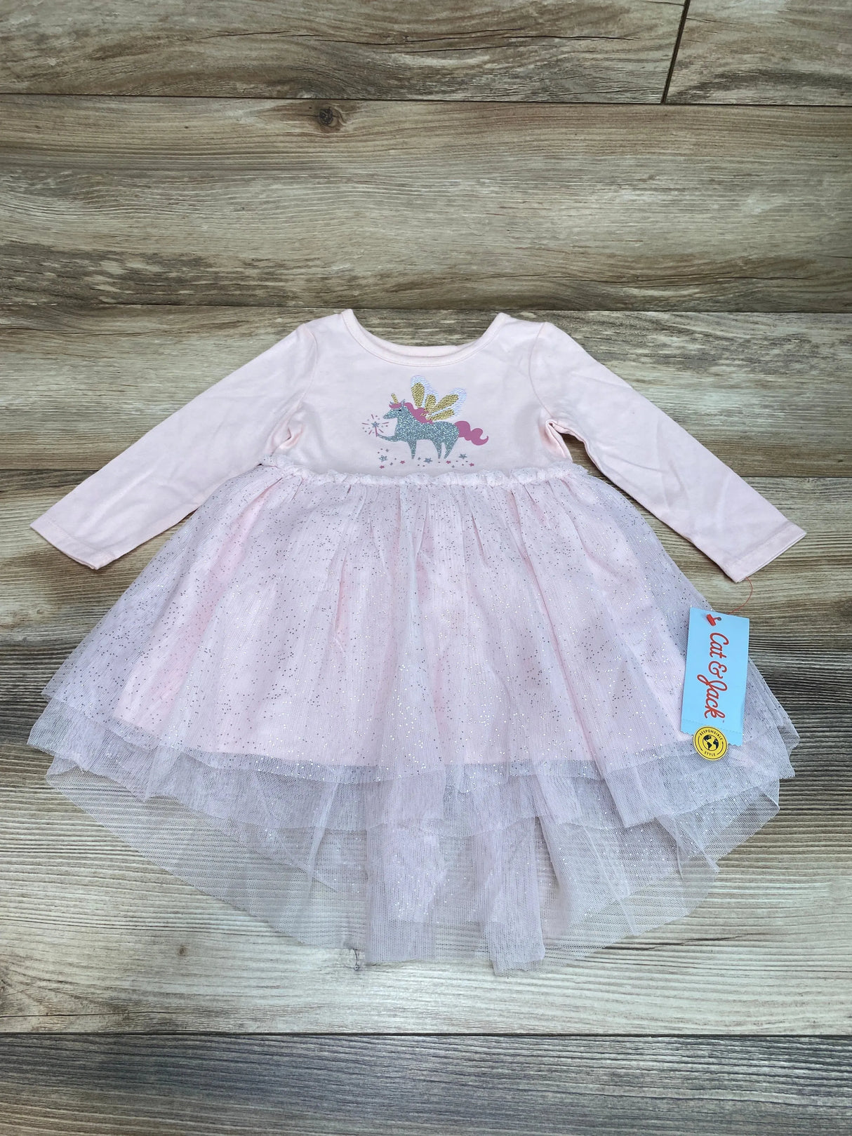 NEW Cat & Jack Unicorn Tulle Dress & Bloomers Pink sz 12m - Me n Mommy To Be