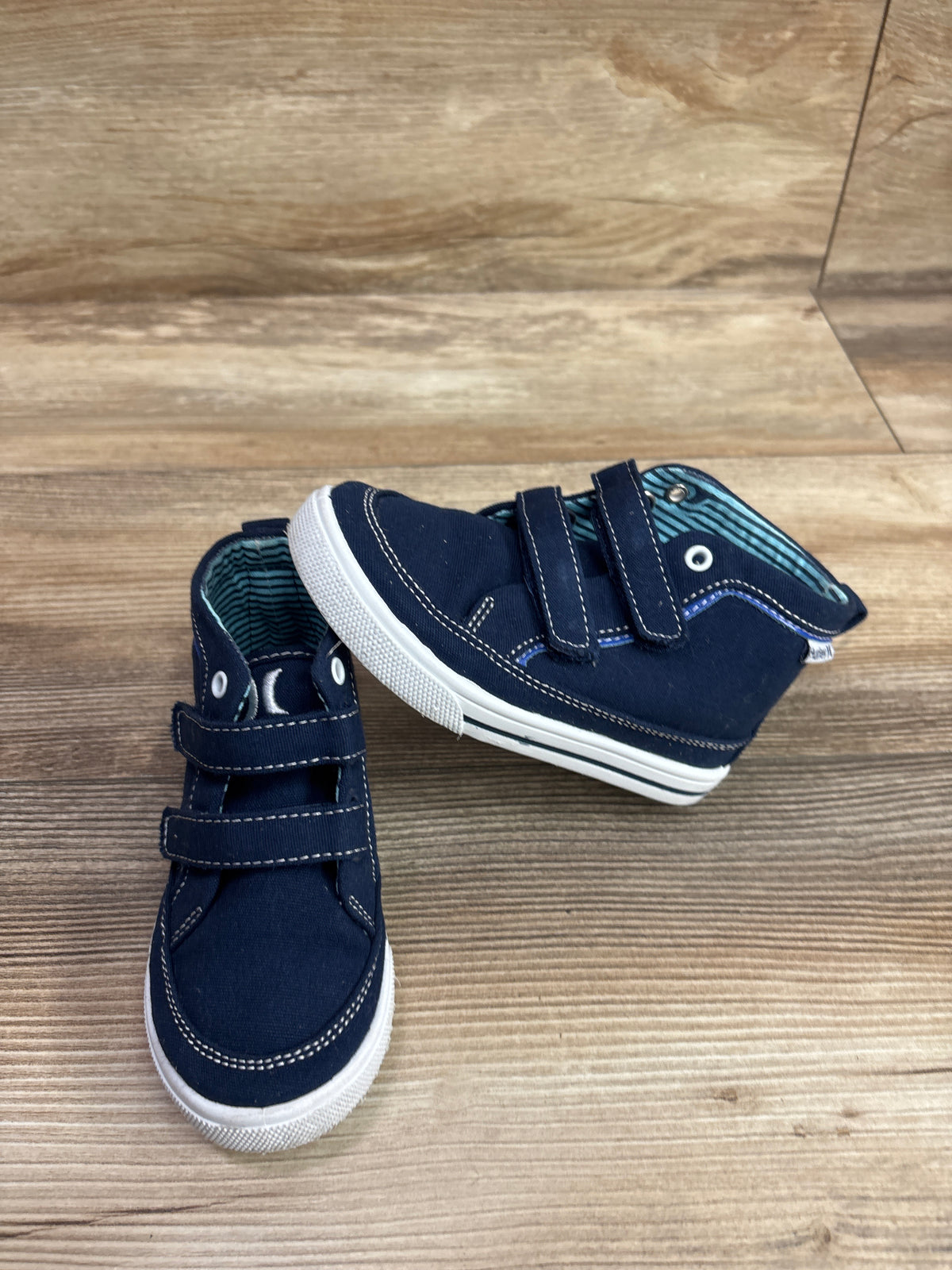 Hurley Tedd-T High Top Canvas Sneakers Blue sz 8c