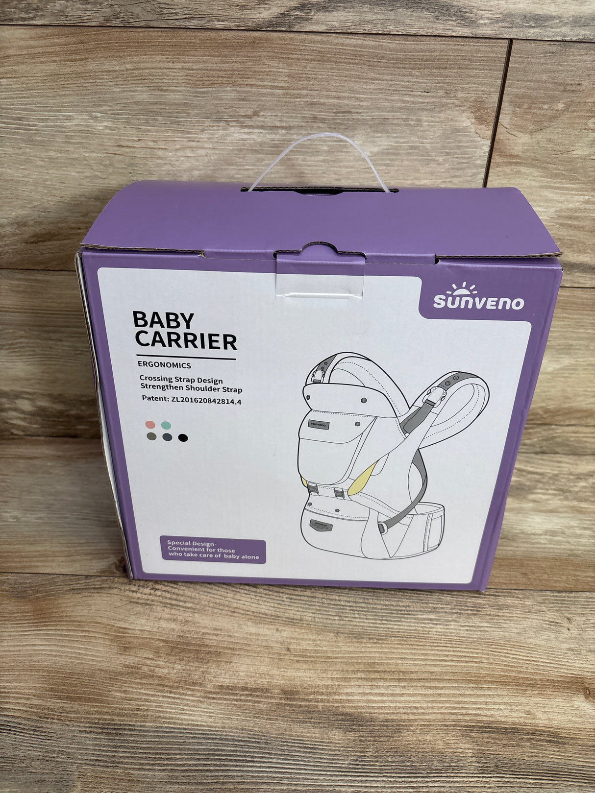 NEW Sunveno 3-in-1 Ergonomic Baby Carrier - Grey