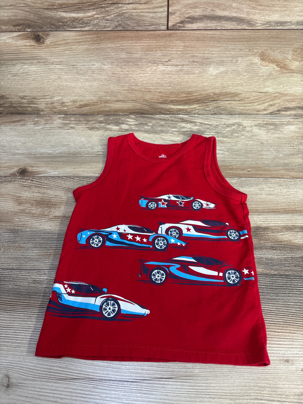 Way To Celebrate! Patriotic Tank Top Red sz 5T