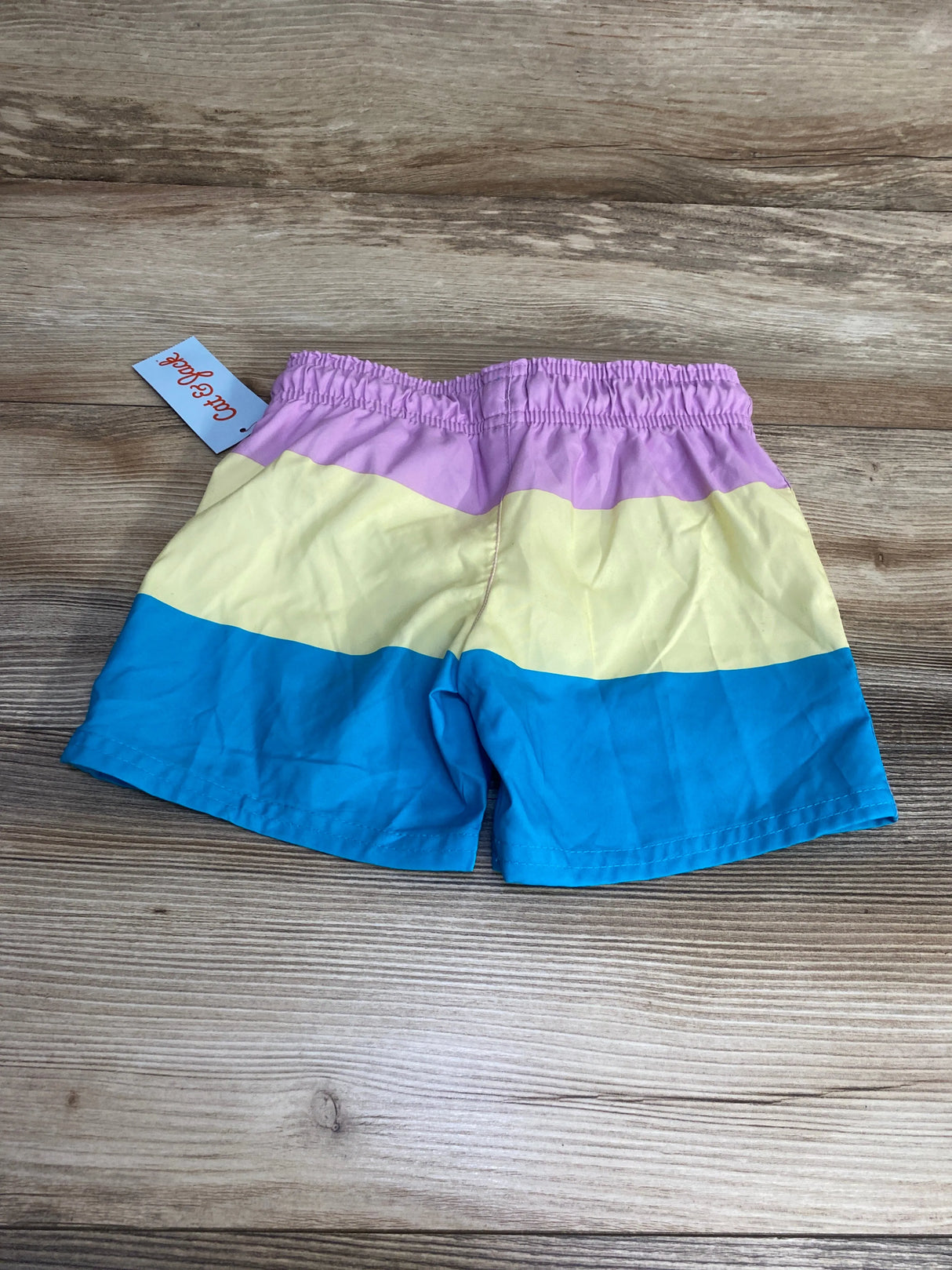 NEW Cat & Jack Colorblock Swim Trunks Purple sz 4T - Me n Mommy To Be