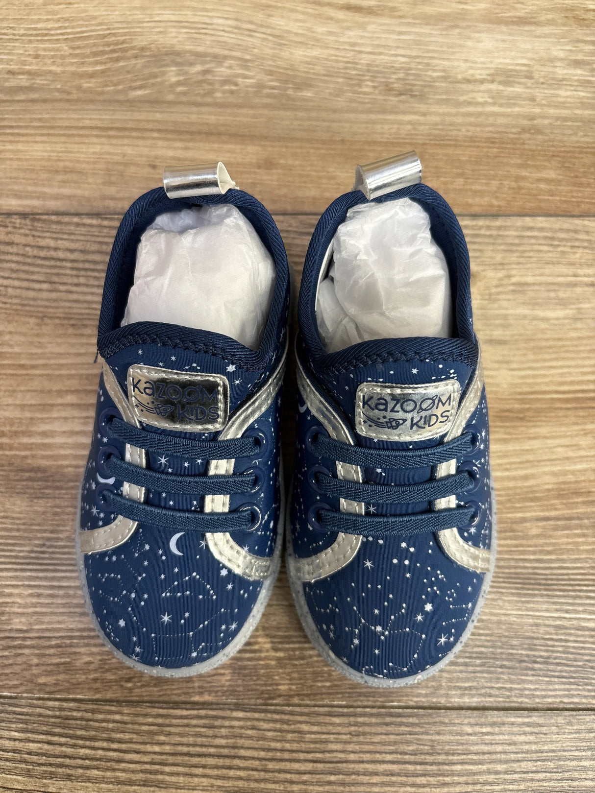 NEW Kazoom Kids Stargaze Sneakers Navy sz 7c