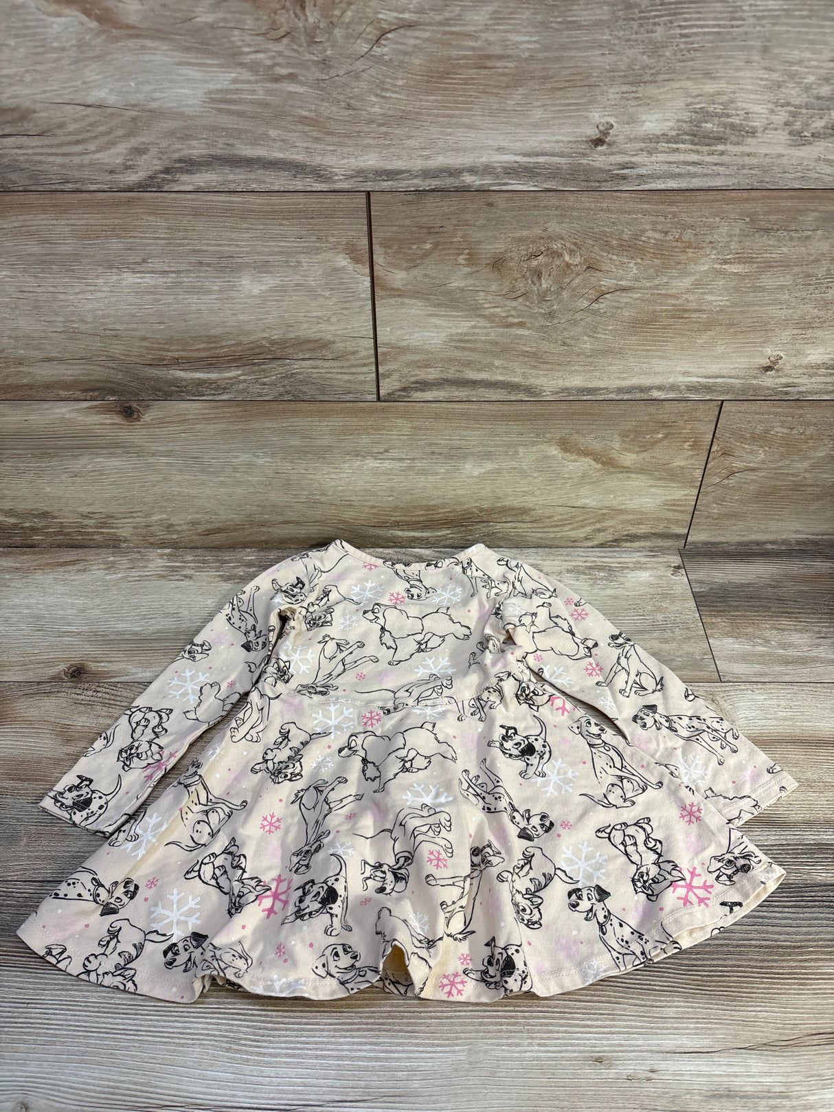 Disney Classics Long Sleeve Dress Beige sz 3T