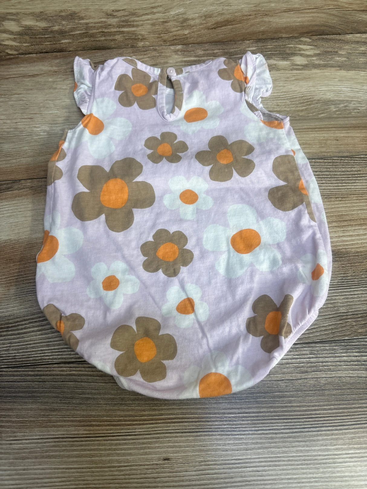 Carter's Floral Bubble Romper Purple sz 12m - Me n Mommy To Be