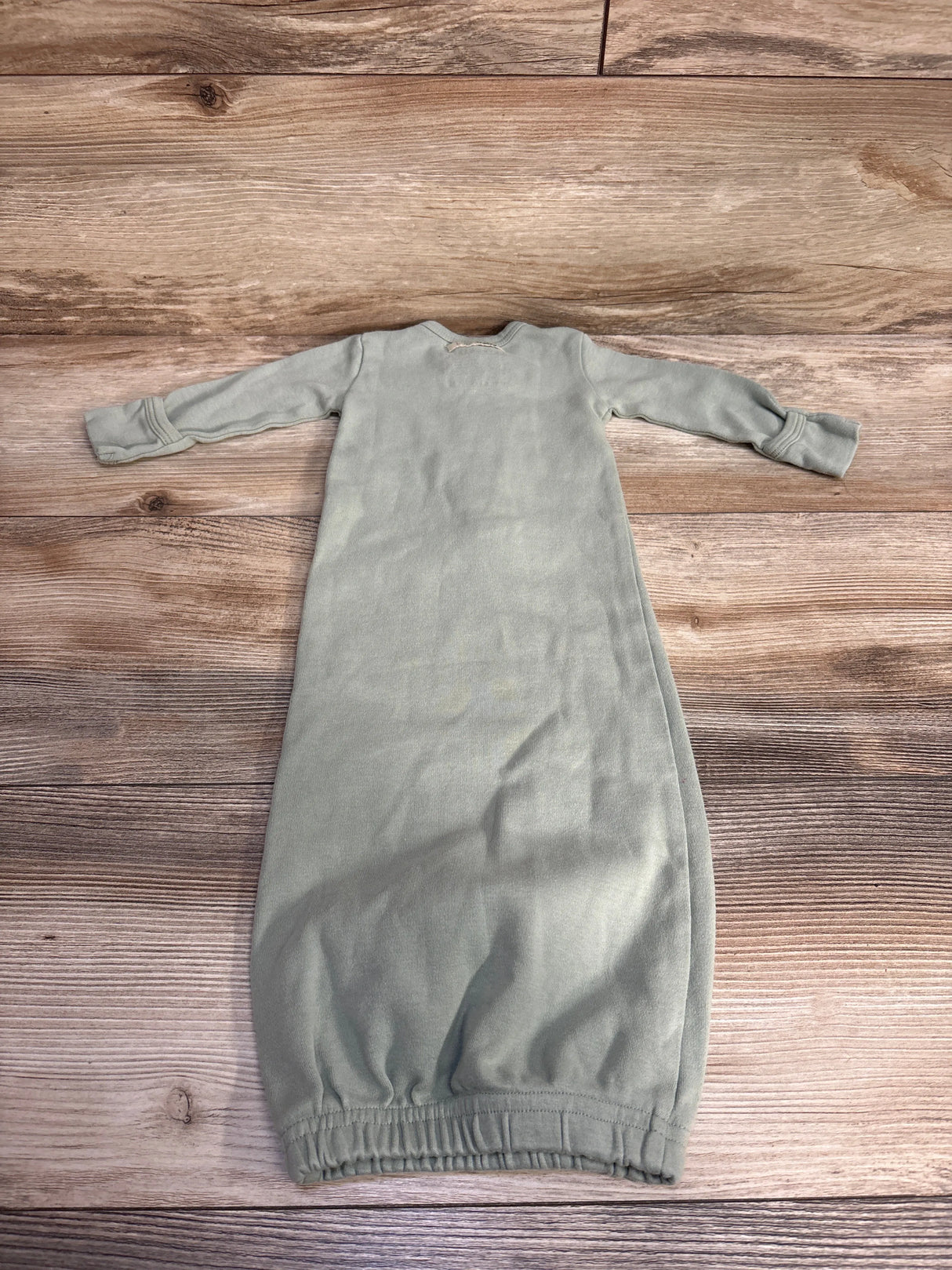 L'oved Baby Organic Snap Gown in Seafoam Green sz 0-3m