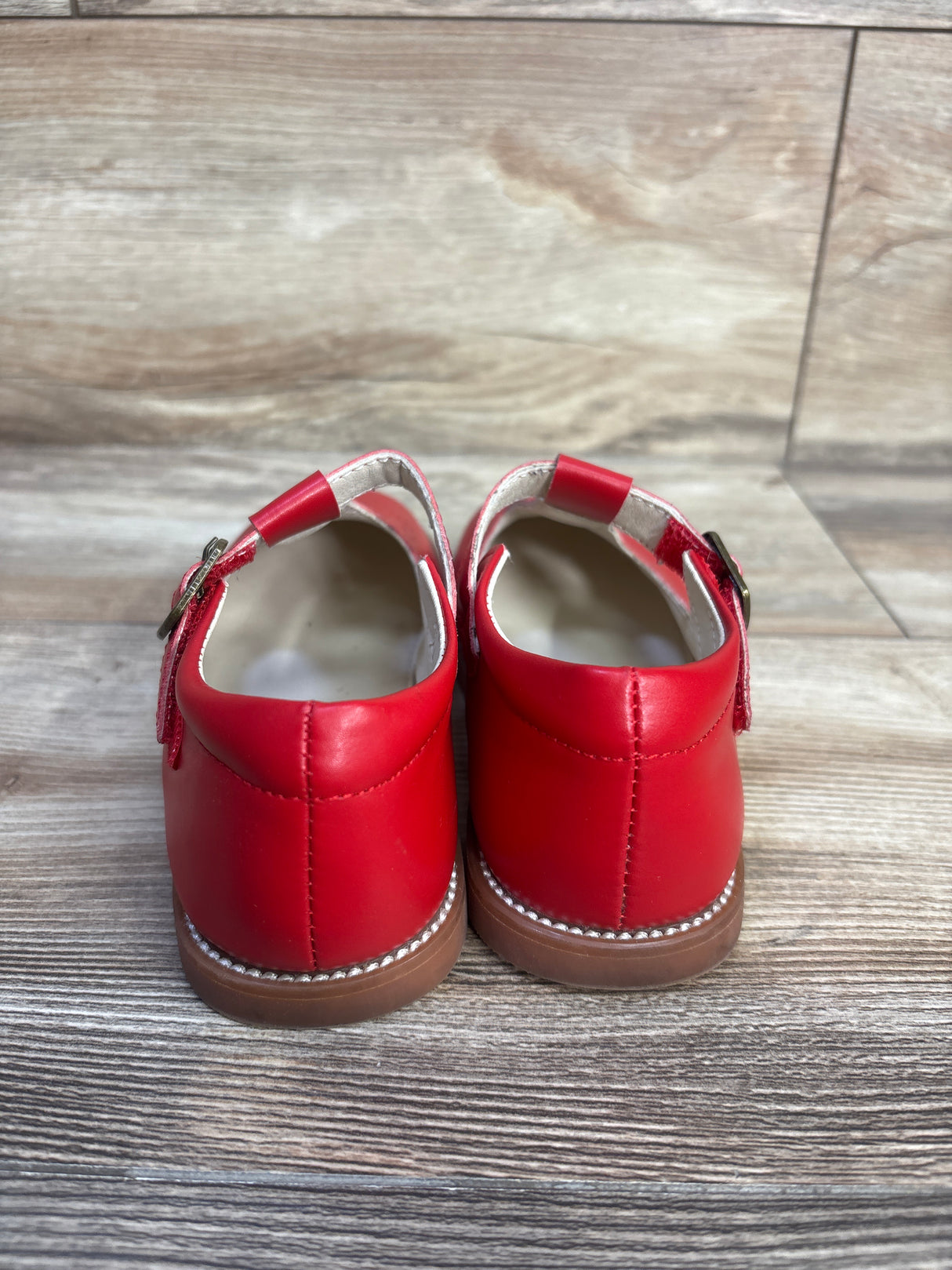 Felix & Flora T-Strap Mary Jane Flats Red sz 11c