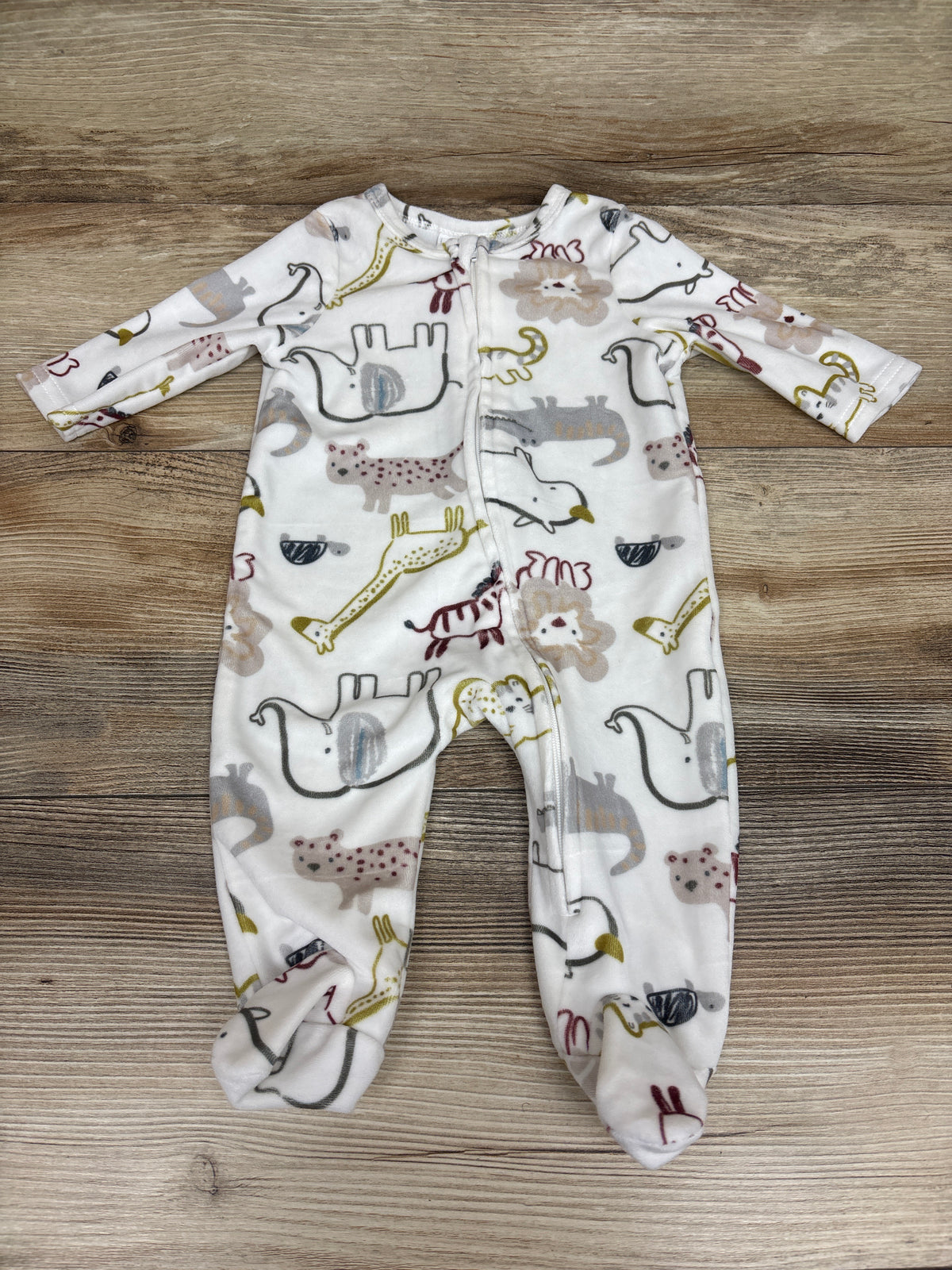 Little Chickadees Blanket Sleeper White sz 0/3m