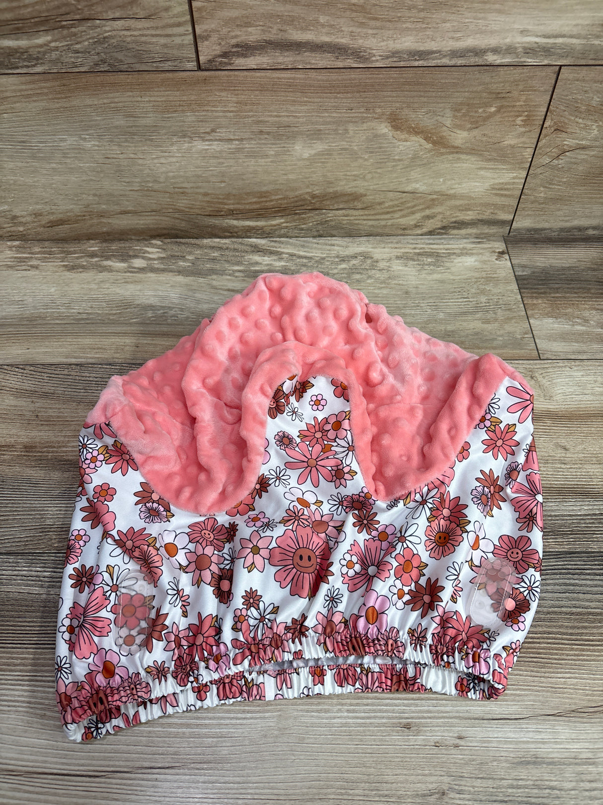 Mamatepe Floral Floor Seat Cover, Compatible with Bumbo & Nuby - Pink