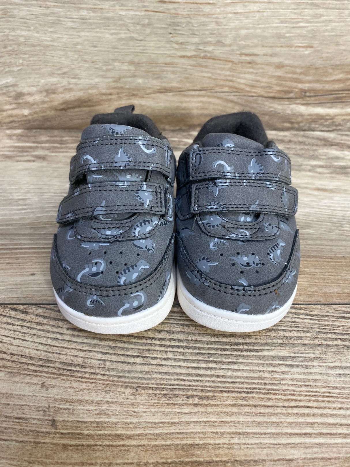 Carter's Every Step First Walker Neo Dino Casual Sneakers Grey sz 4c - Me n Mommy To Be