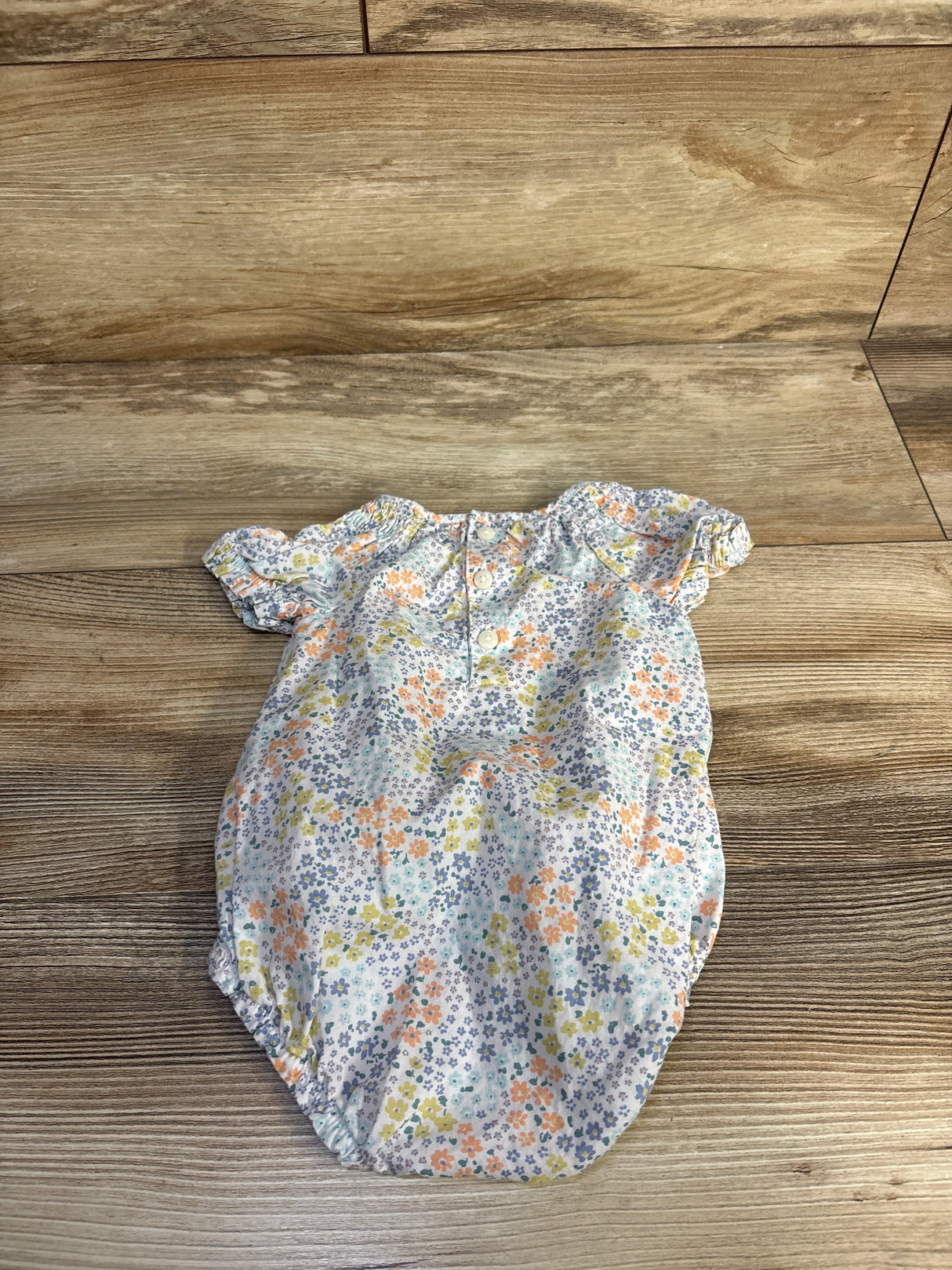 Just One You Floral Bubble Romper White sz 3m