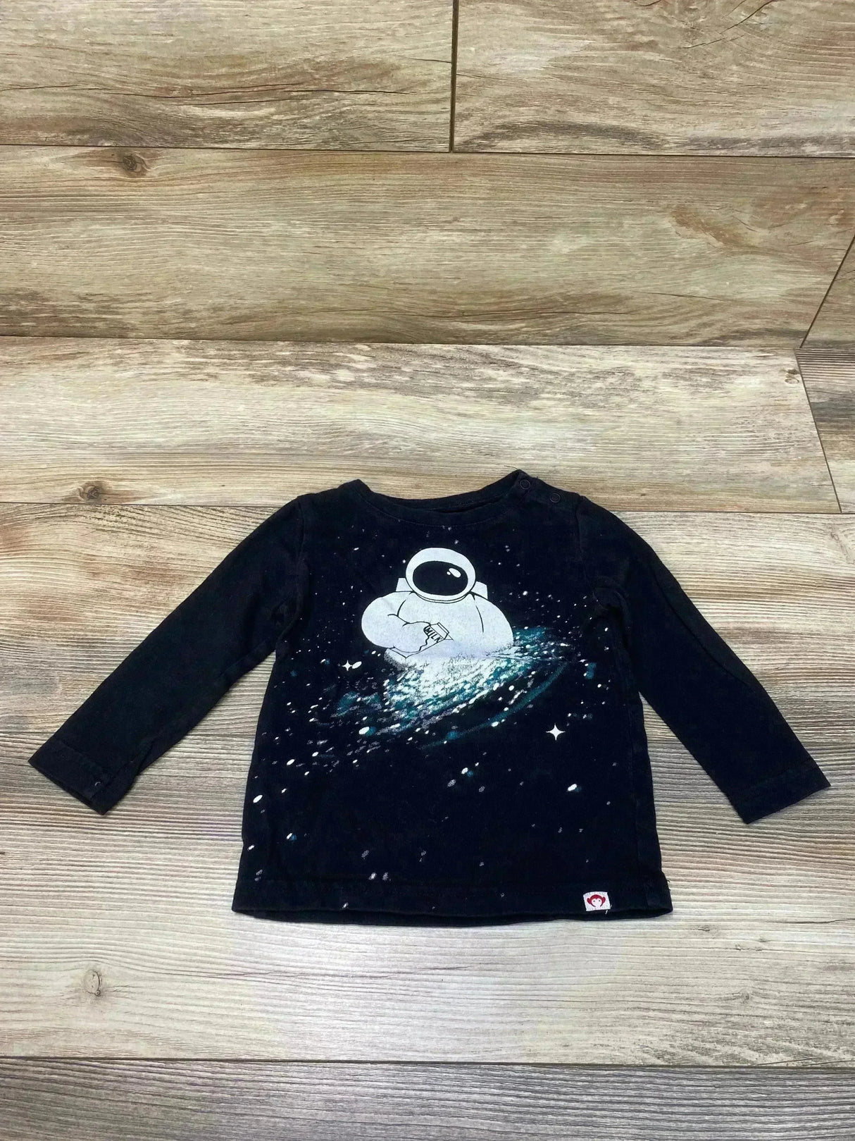 Appaman Black Space Milk Graphic Tee sz 12-18m - Me n Mommy To Be