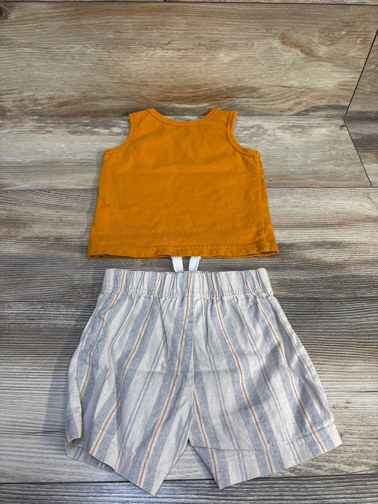 Just One You 2pc Tank & Bottoms Set Yellow sz 12m