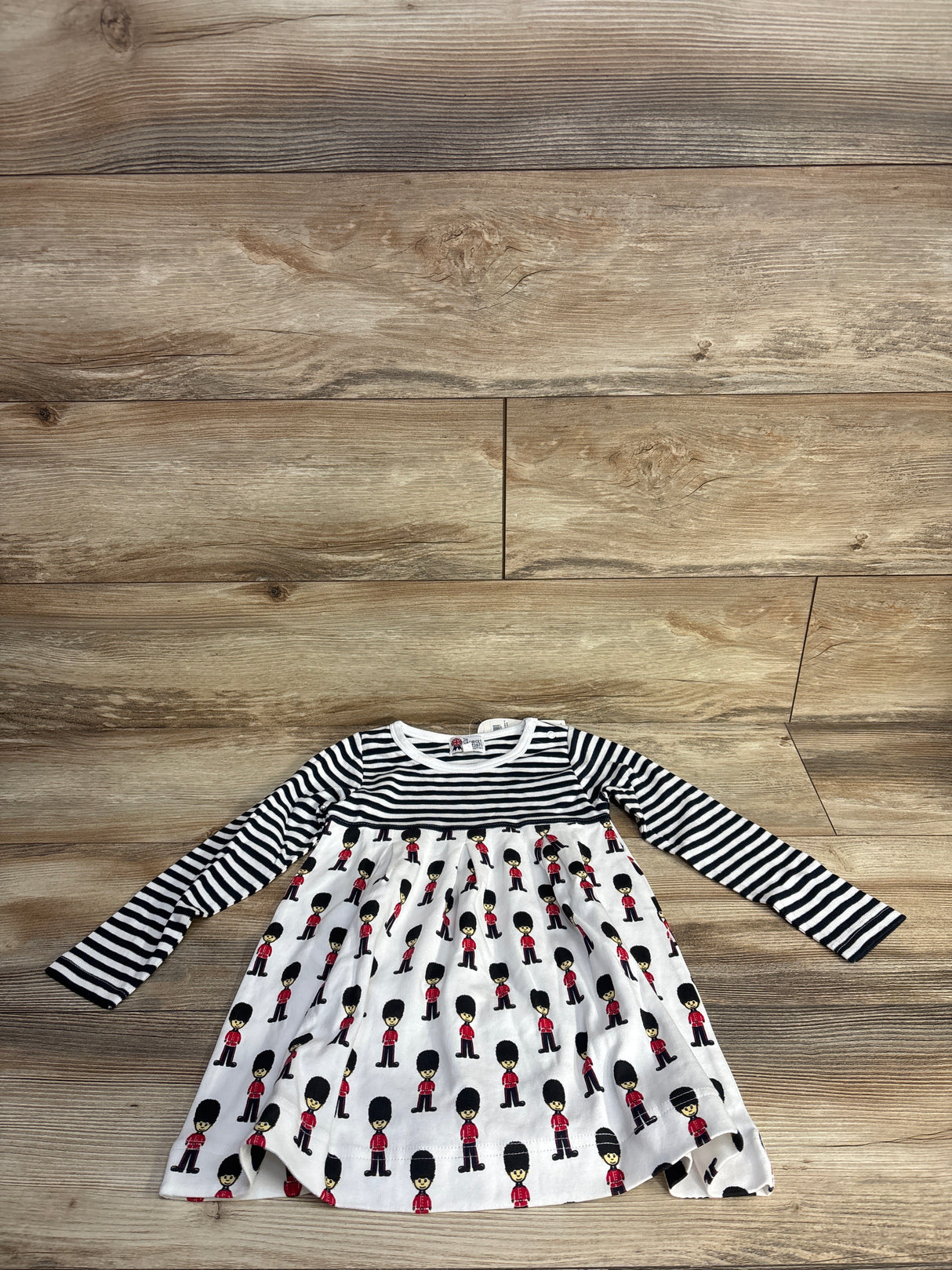 NEW Great British Collection Striped Dress White sz 3-4T