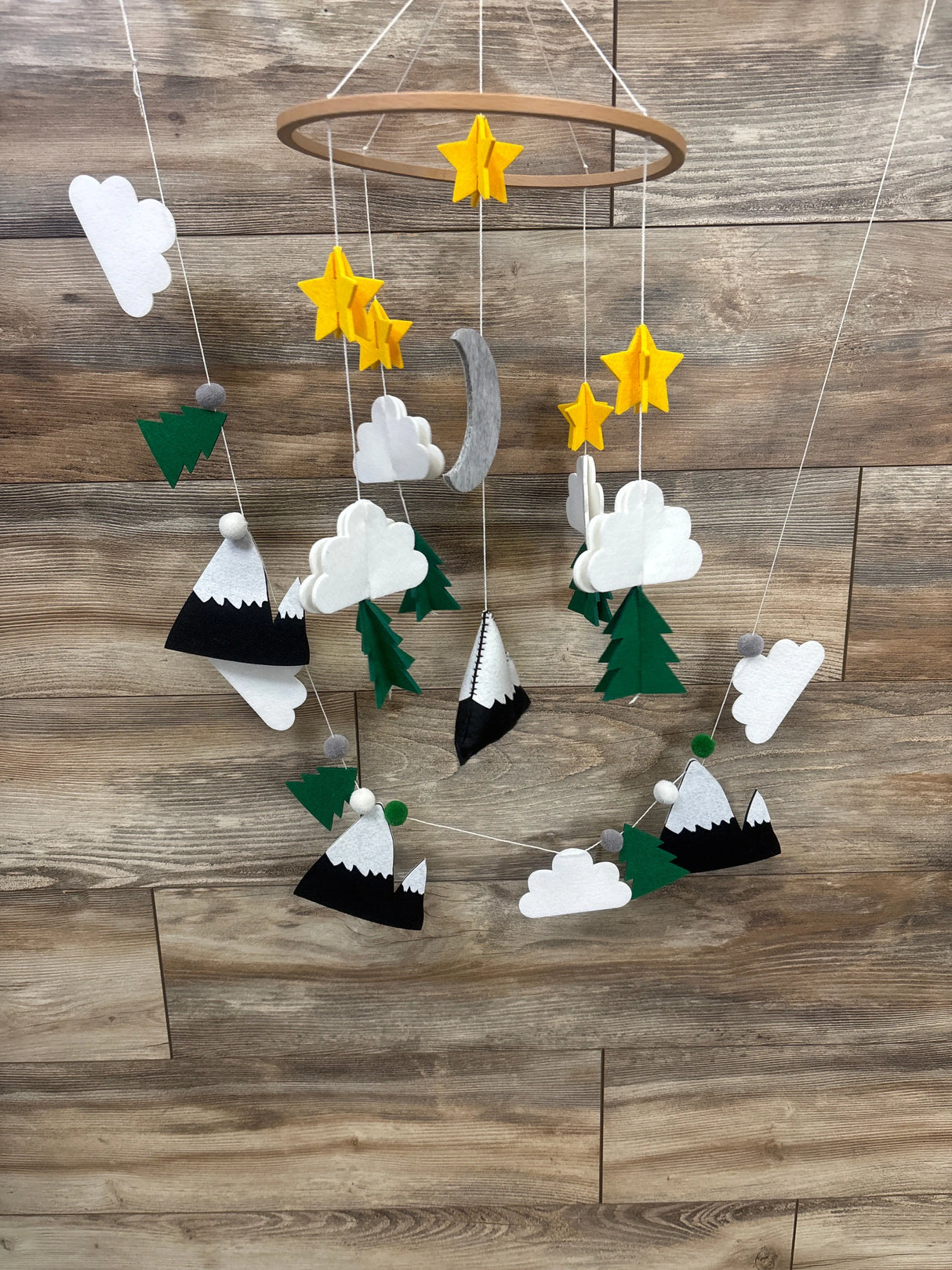Forest Themed Crib Mobile Attachment