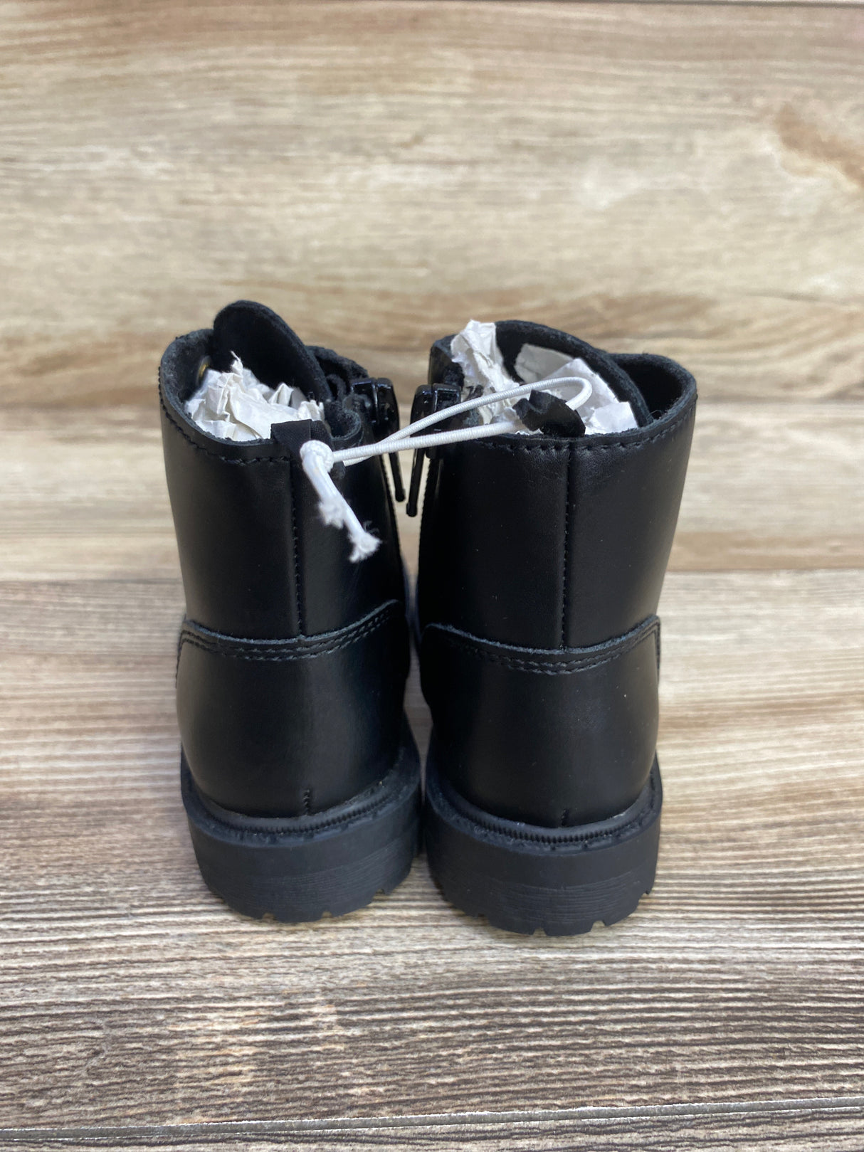 NEW Old Navy Lace-Up Combat Boots Black sz 6c