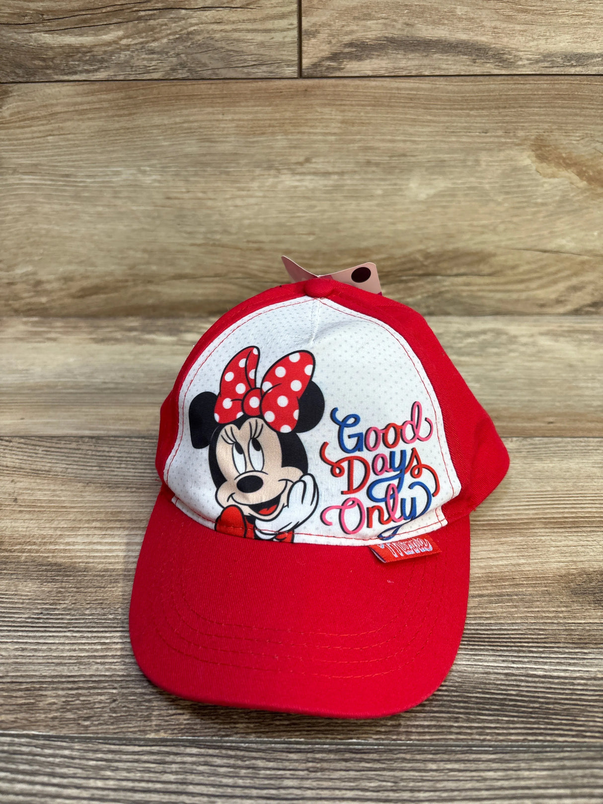 NEW Disney Minnie Mouse Baseball Cap Red sz Toddler