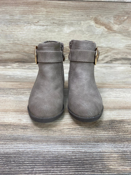 NEW Ositos Buckle Boots Taupe Sz 4c - Me n Mommy To Be