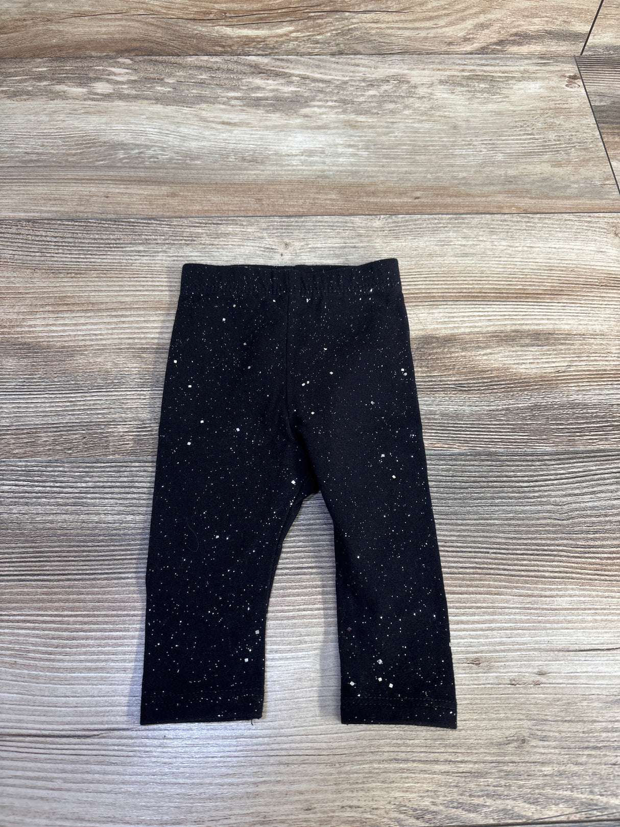 Okie Dokie Sparkly Leggings Black sz Newborn