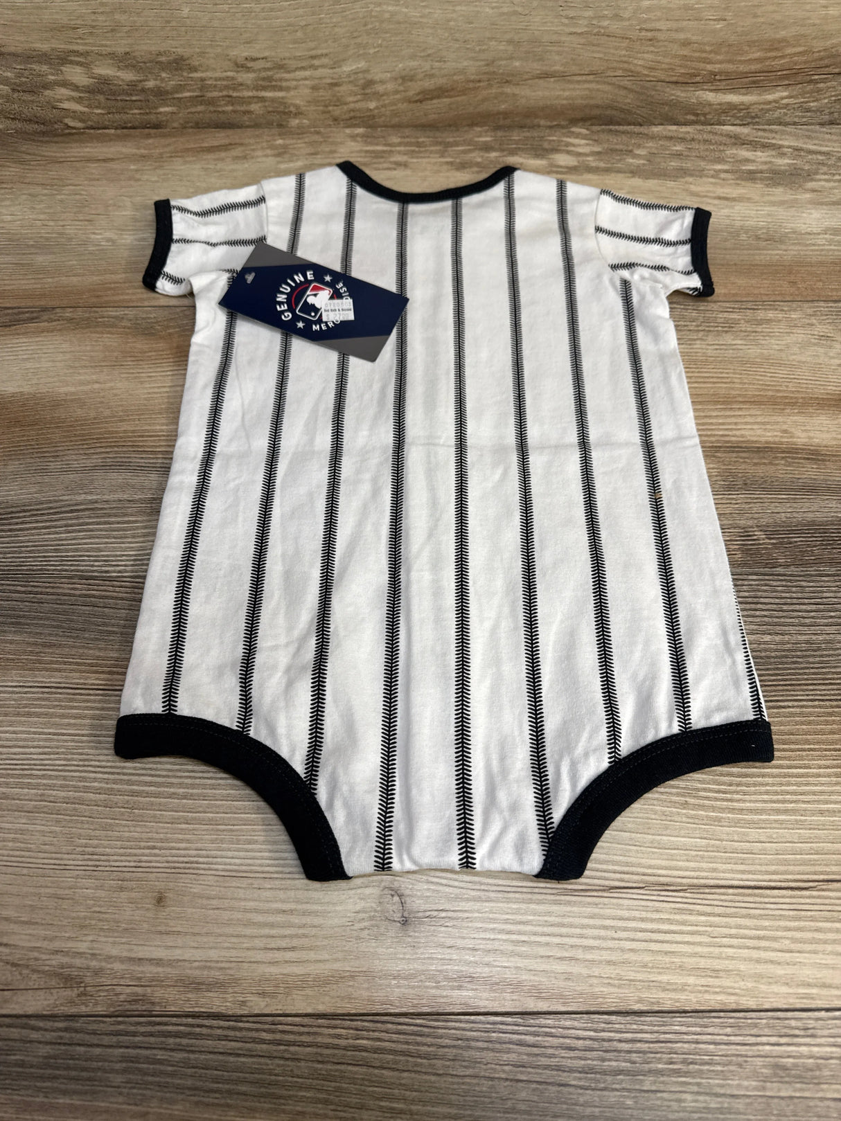 NEW MLB San Francisco Giants Pinstripe Power Hitter Romper sz 18m - Me n Mommy To Be