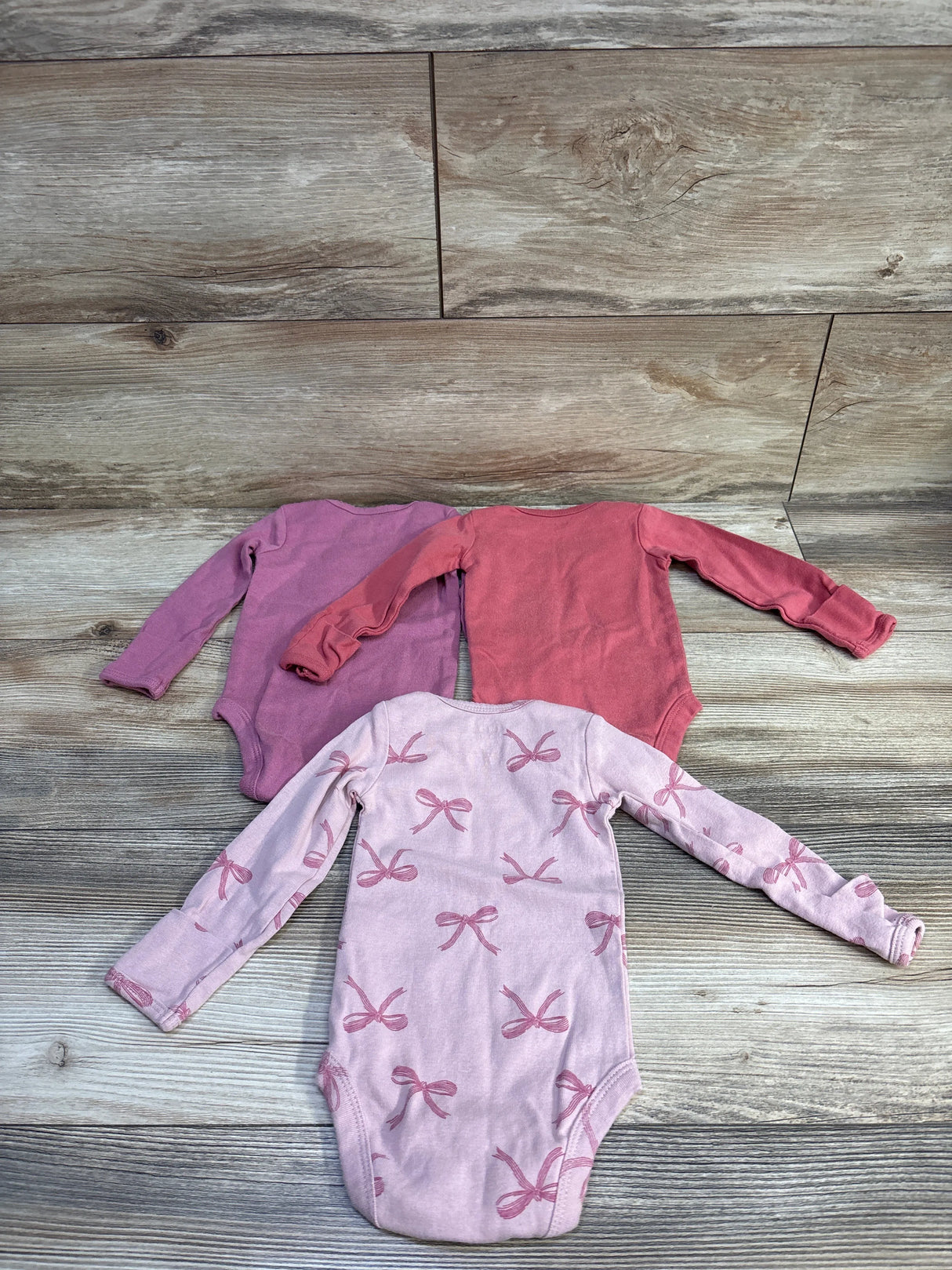 Just One You 3pk Bodysuit Set Pink sz 3m