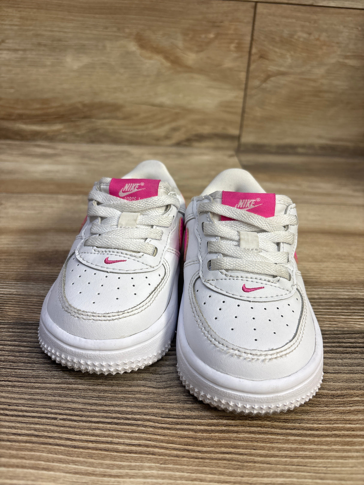 Nike Force 1 EasyOn White Laser Fushia sz 5.5c