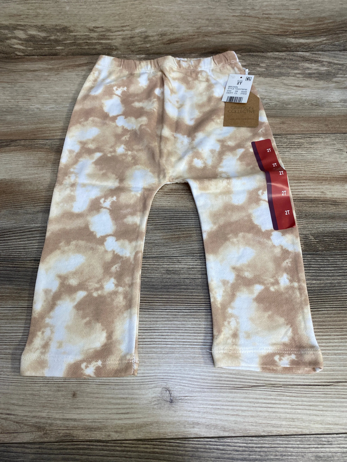 NEW Grayson Collective Tie-Dye Pants Brown sz 2T - Me n Mommy To Be