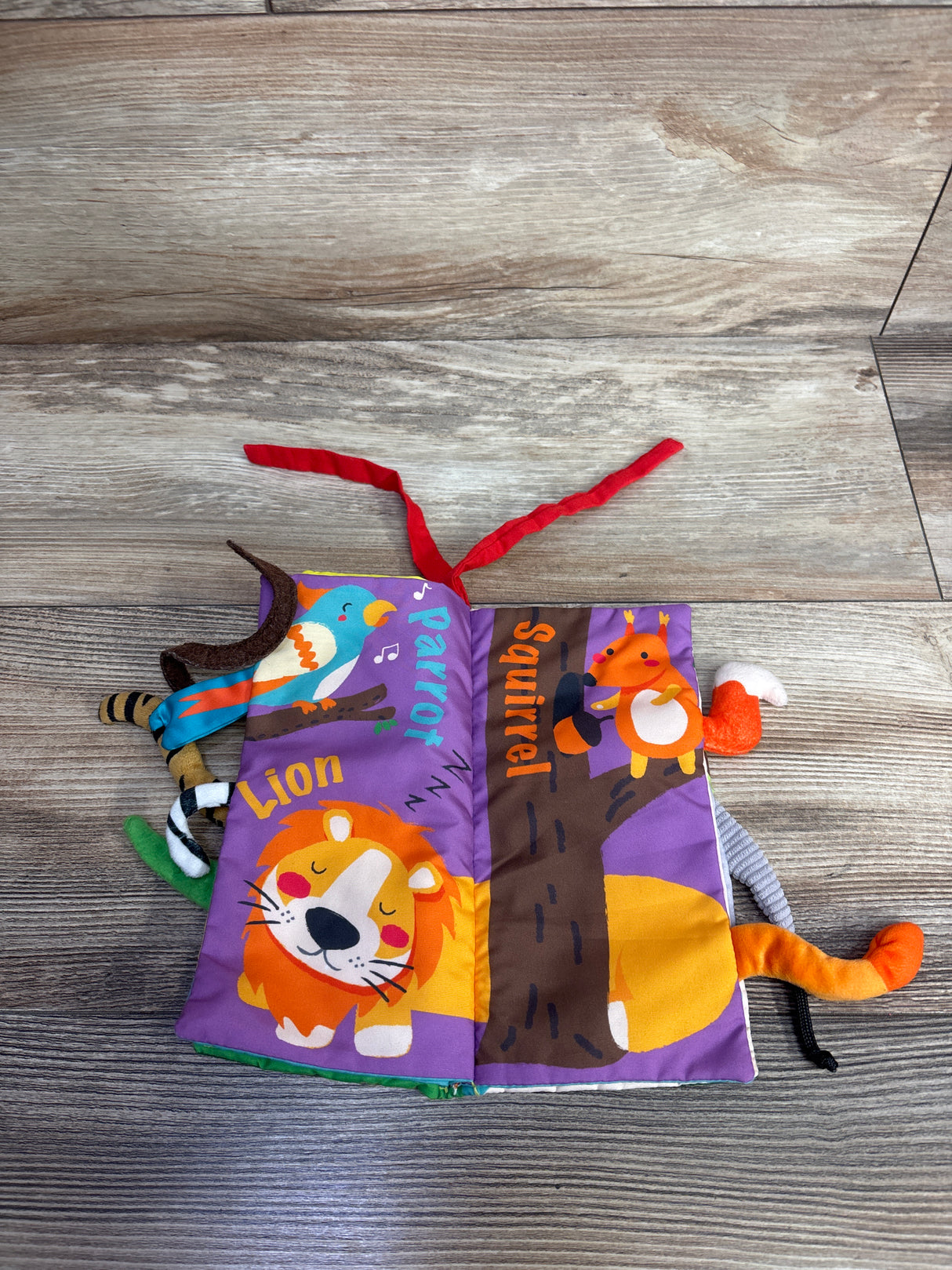 Cloth Crinkle Texture Jungly Tails Sensory Book