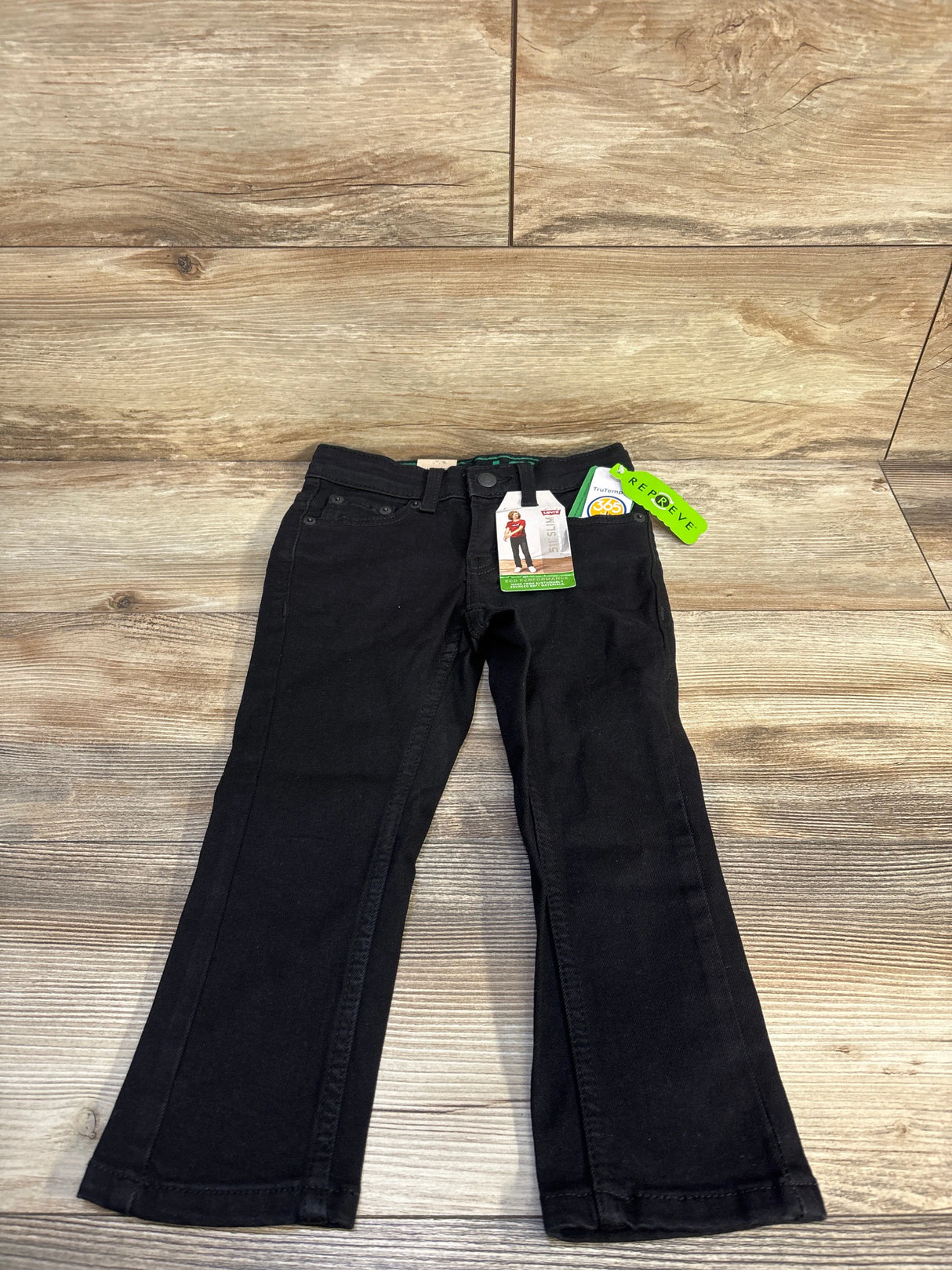 NEW Levi's 511 Slim Jeans Black sz 3T