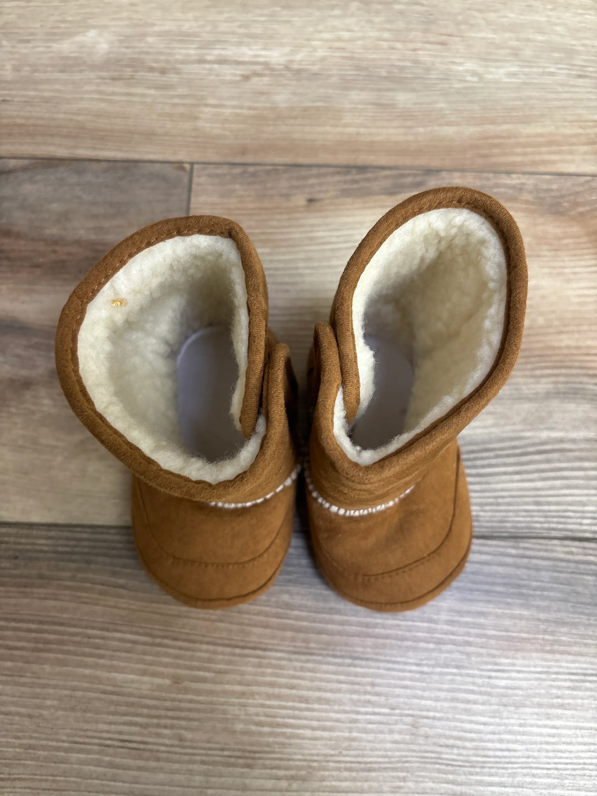 Faux Suede Boots Brown sz 3c