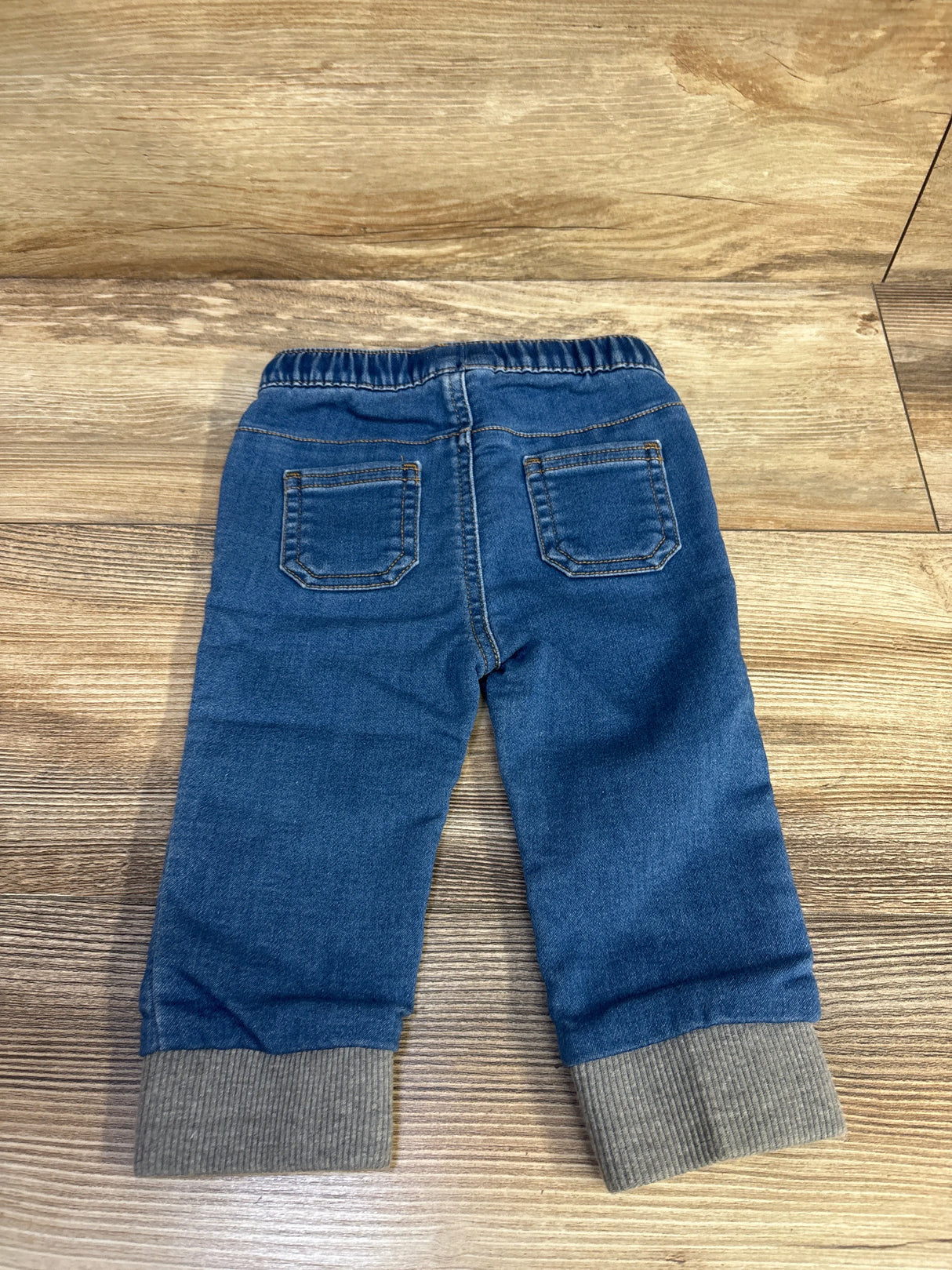 Cat & Jack Denim Drawstring Jeans Blue sz 6-9m