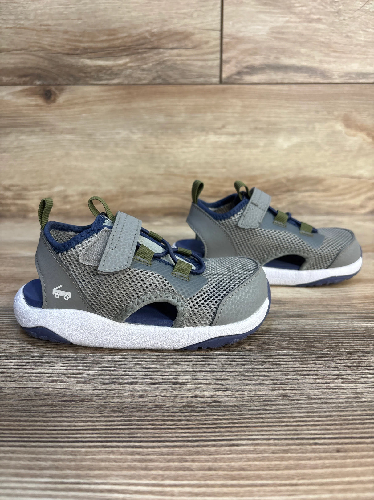 See Kai Run Mini Aven Water Friendly Sandal Grey sz 8c