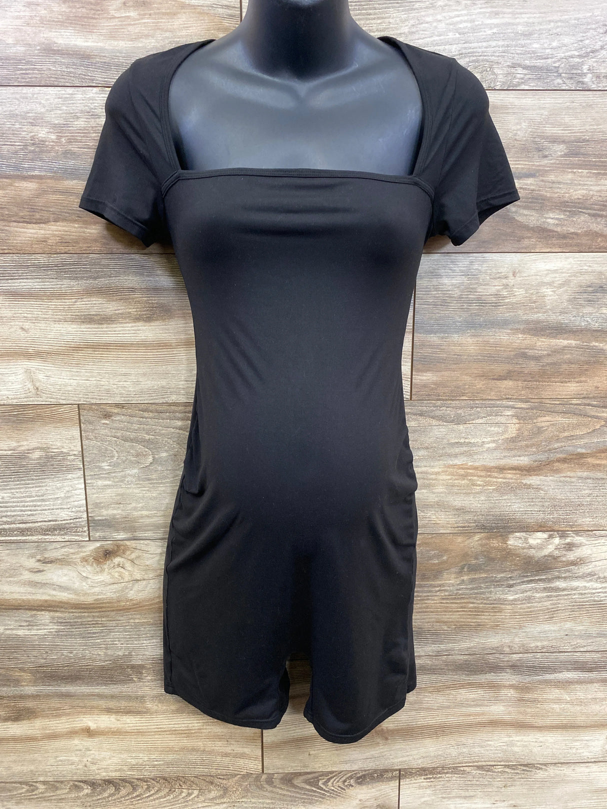 Maternity Unitard Jumpsuit Black sz Medium